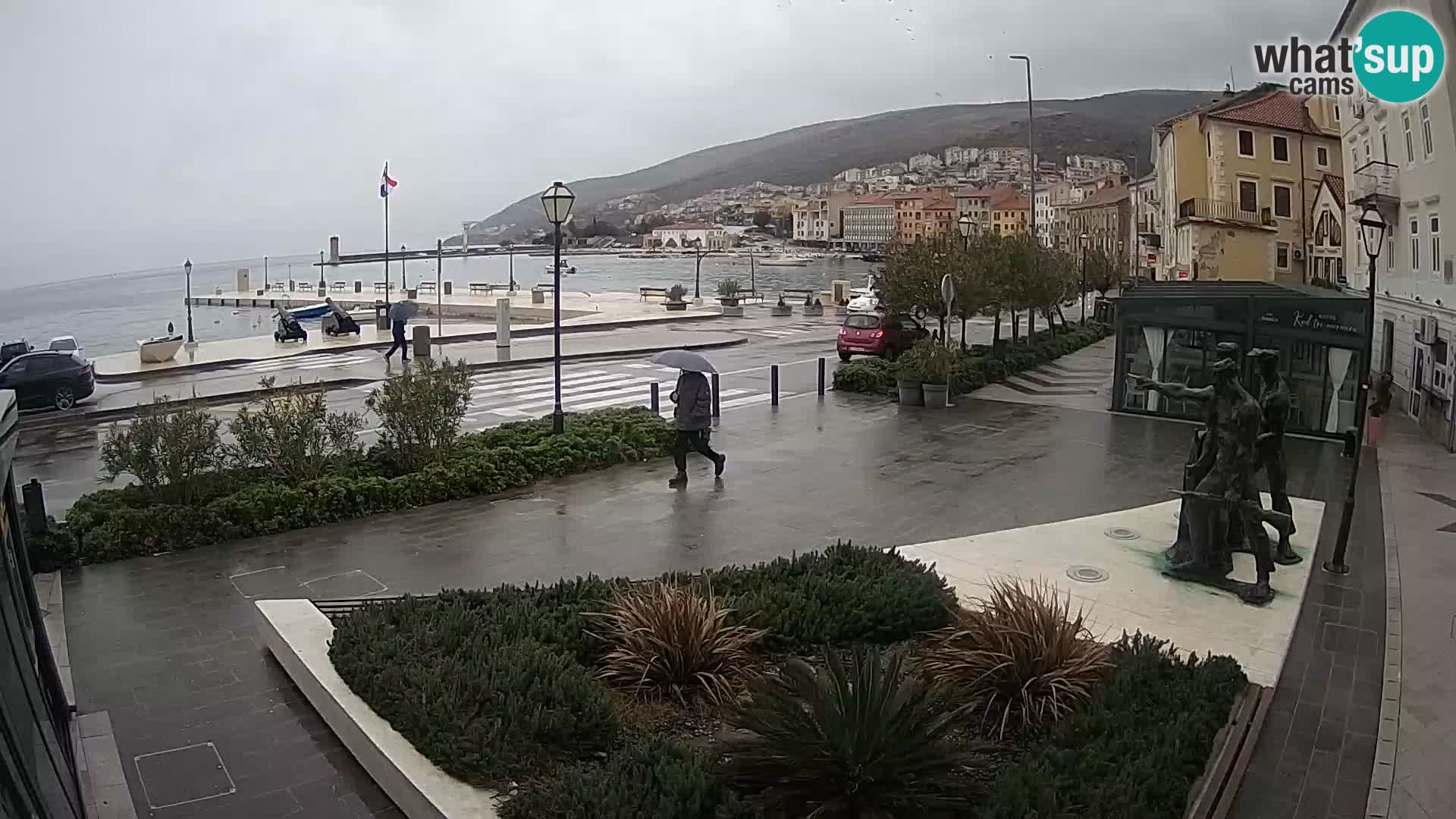 Live webcam Senj riva – seafront – Croatia