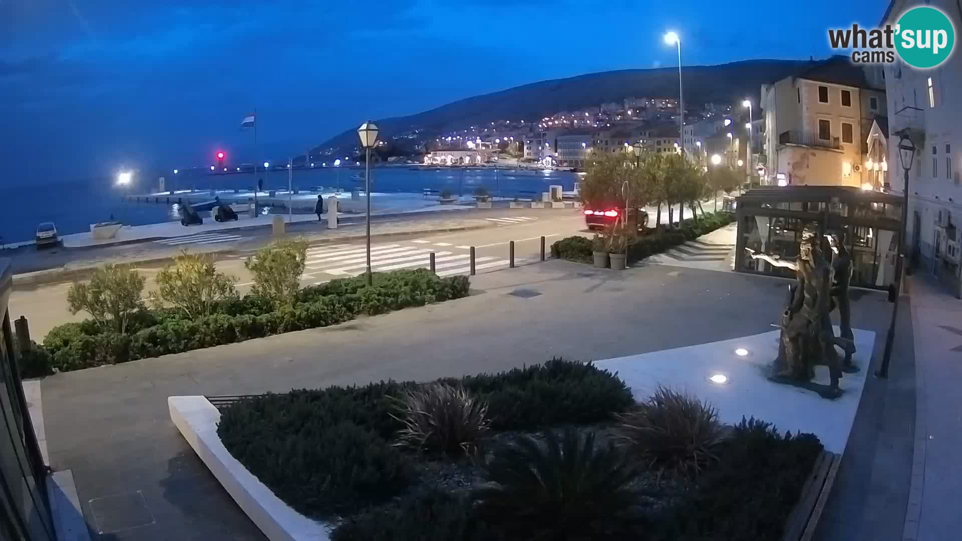 Live webcam Senj riva – seafront – Croatia