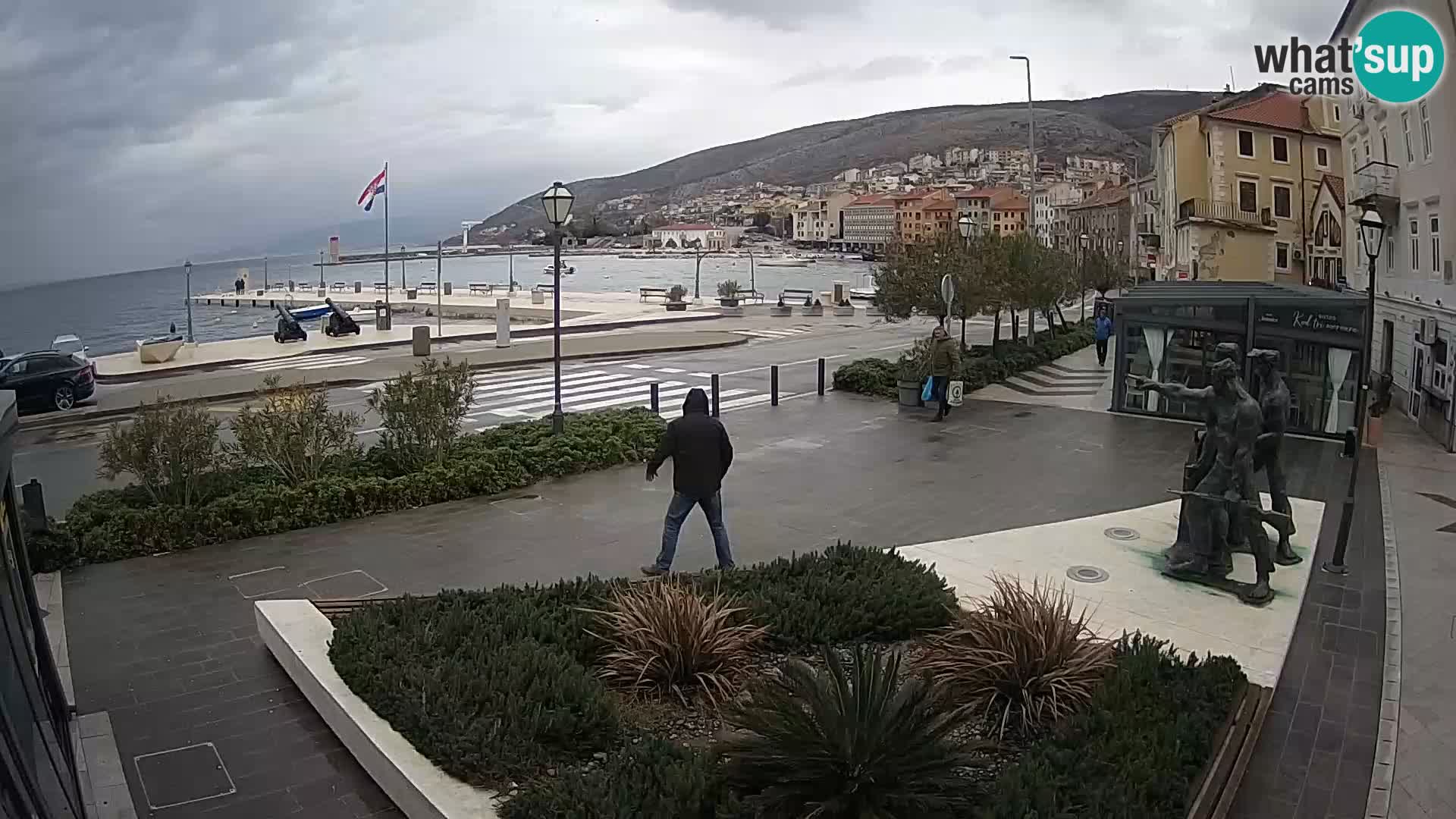 Live webcam Senj riva – fronte mare