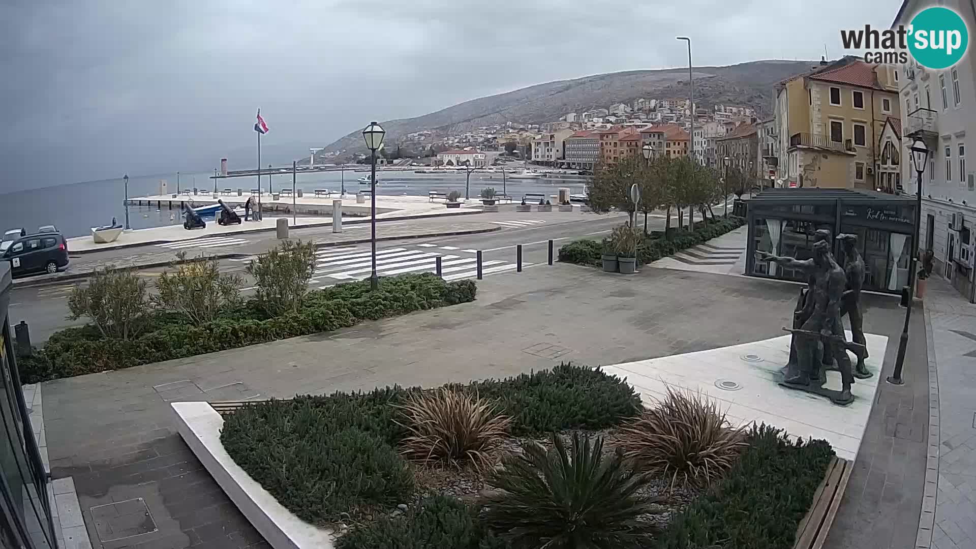 Webcam en vivo Senj riva – paseo marítimo