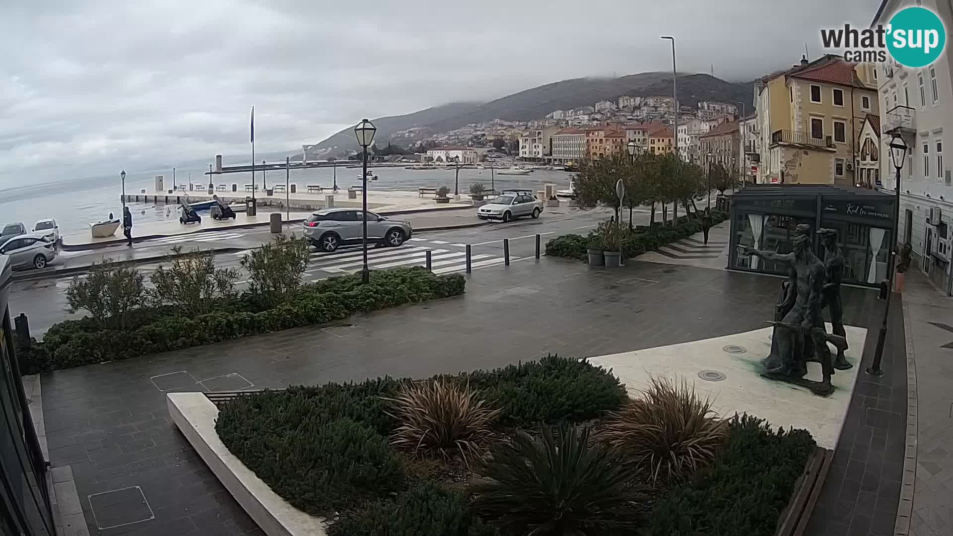 Spletna kamera v živo Senj riva – Hrvaška