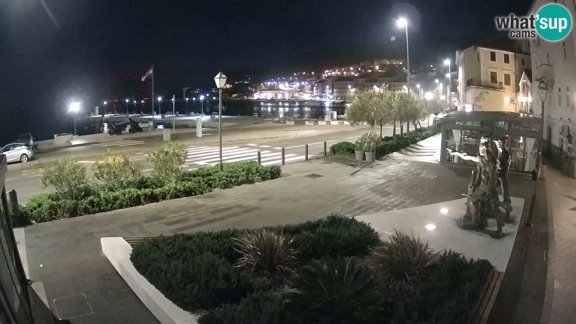 Spletna kamera v živo Senj riva – Hrvaška