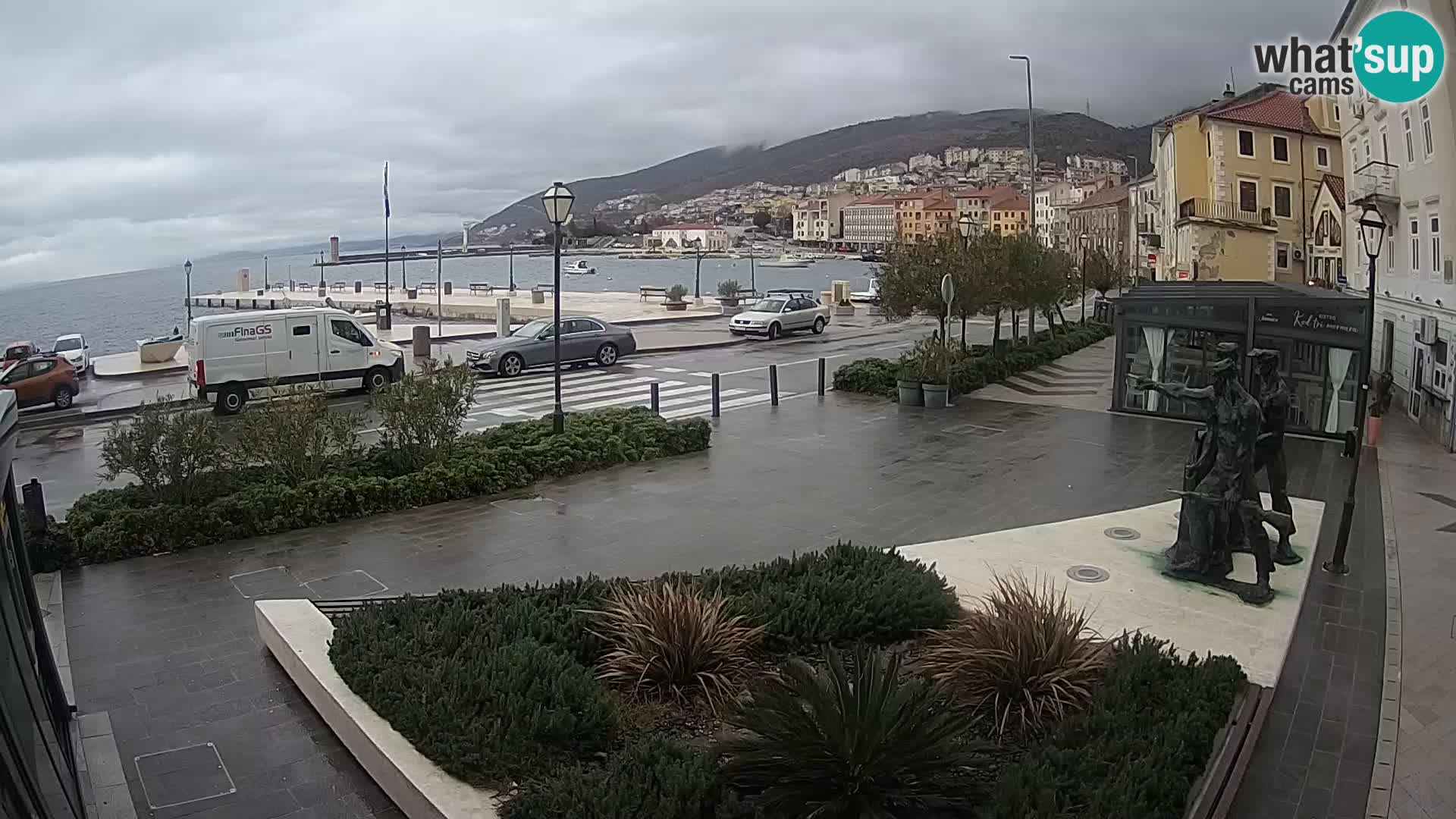 Live-Webcam Senj Riva – direkt am Meer – Kroatien