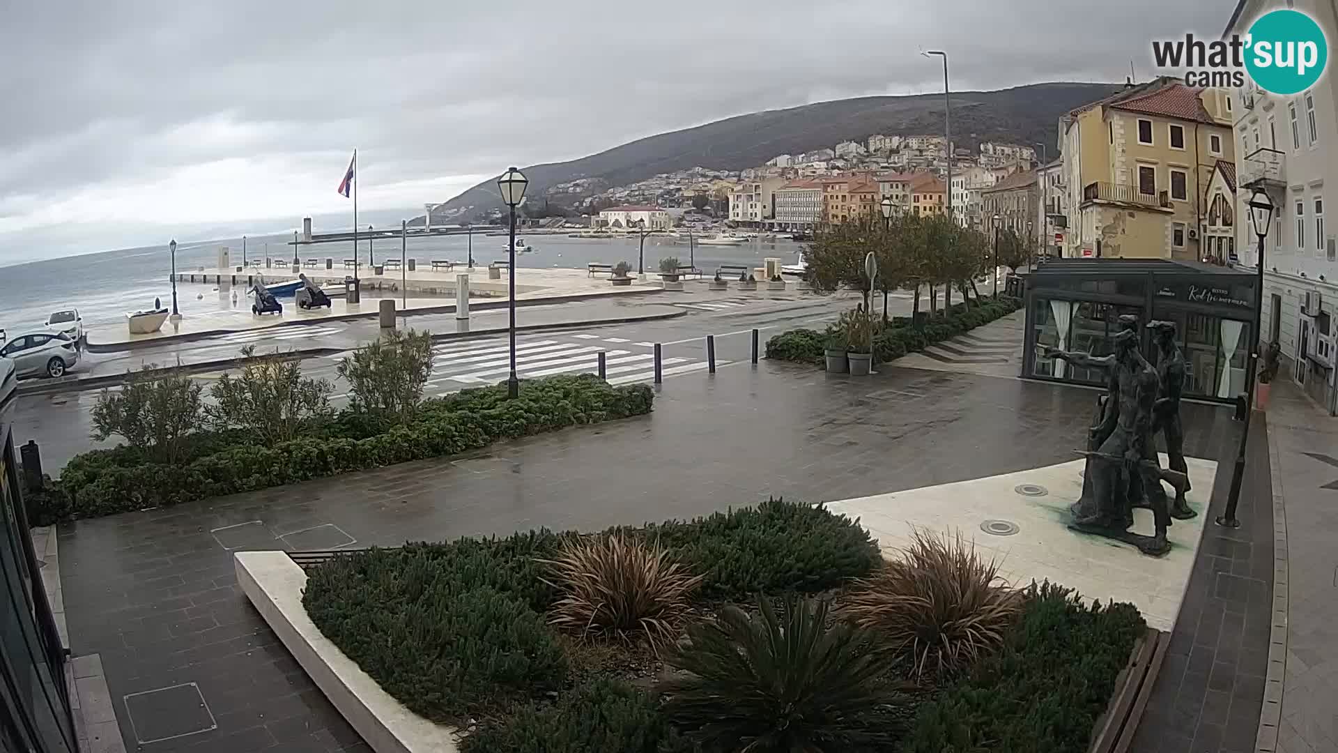 Live-Webcam Senj Riva – direkt am Meer – Kroatien