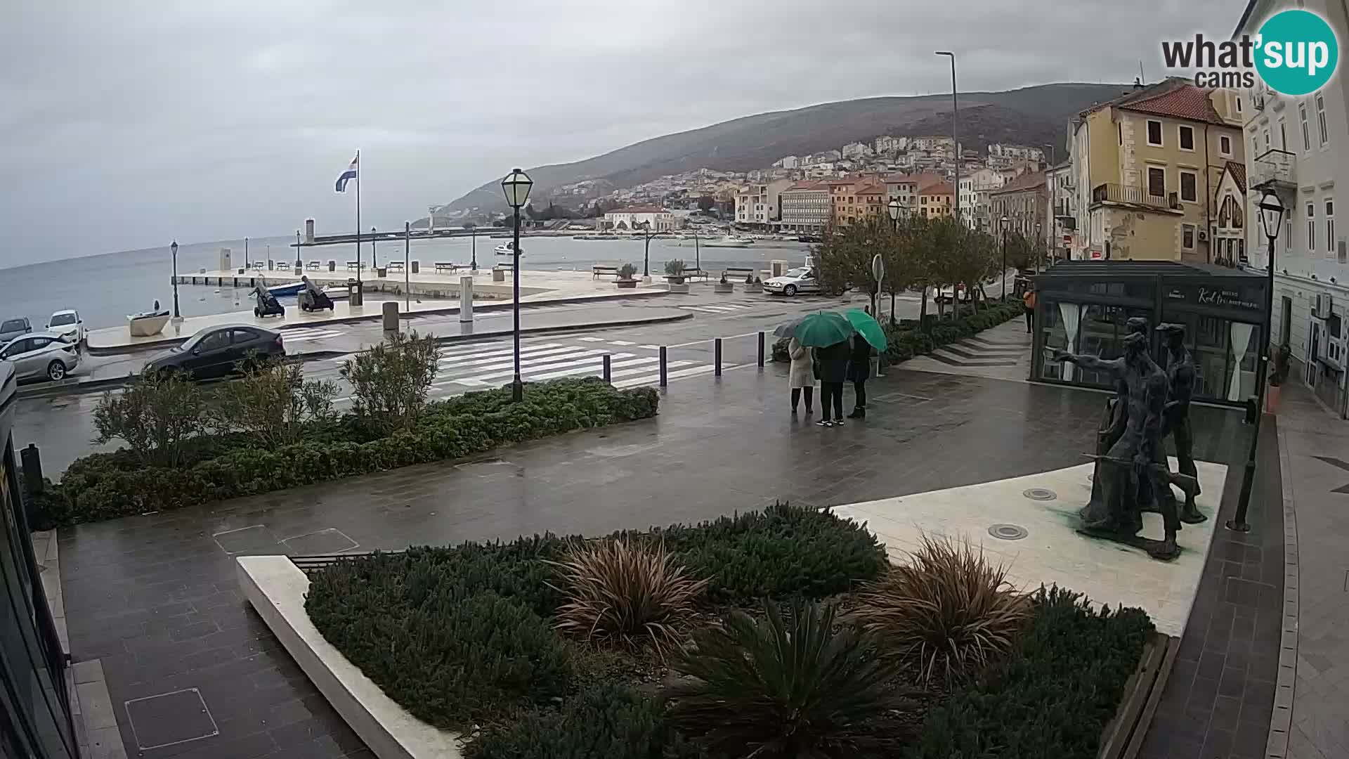 Live webcam Senj riva – seafront – Croatia