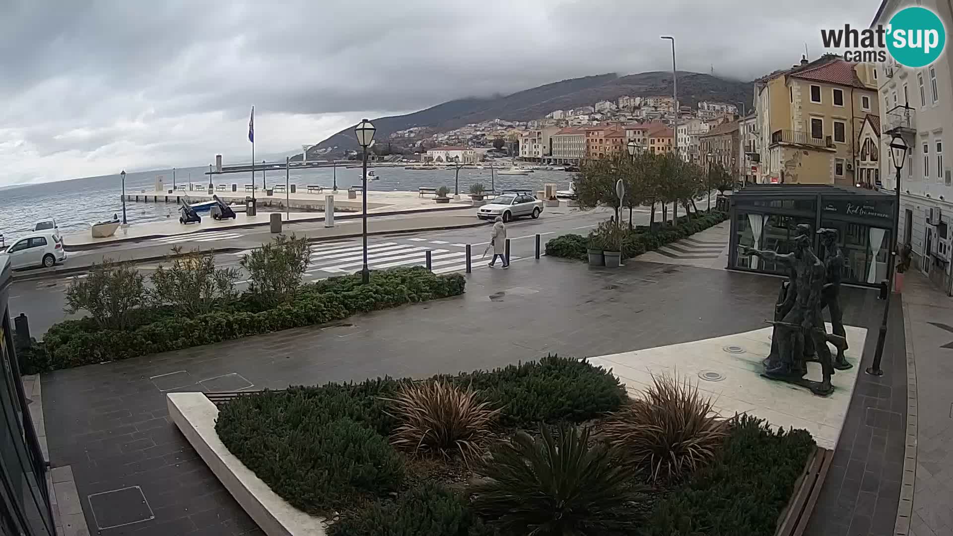 Live webcam Senj riva – seafront – Croatia