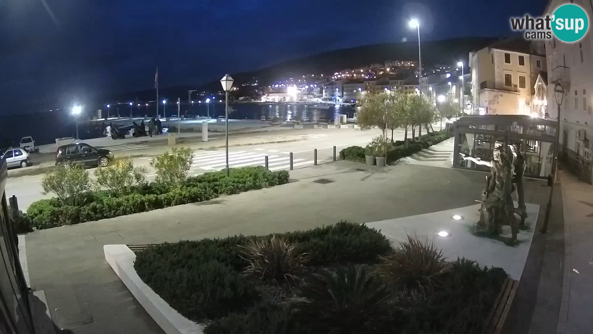 Live-Webcam Senj Riva – direkt am Meer – Kroatien