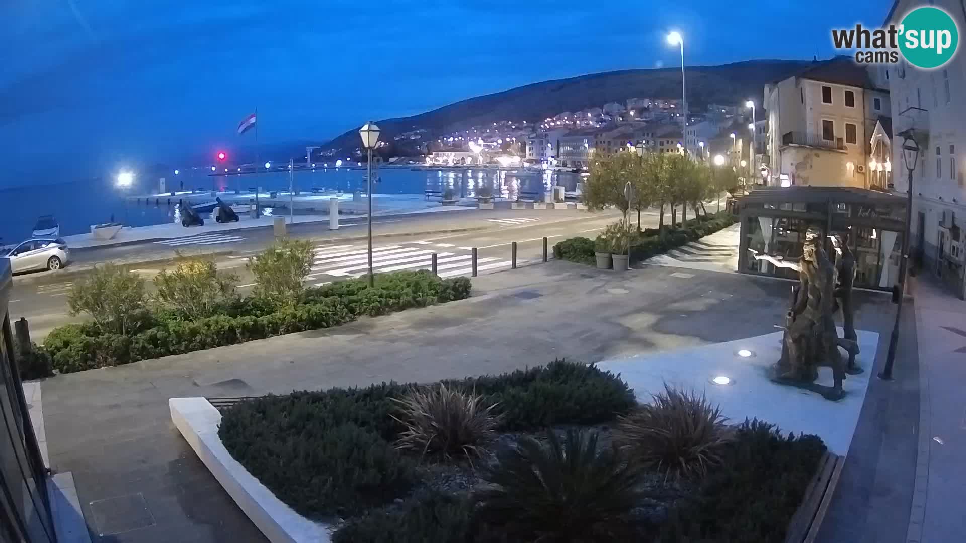 Live webcam Senj riva – seafront – Croatia
