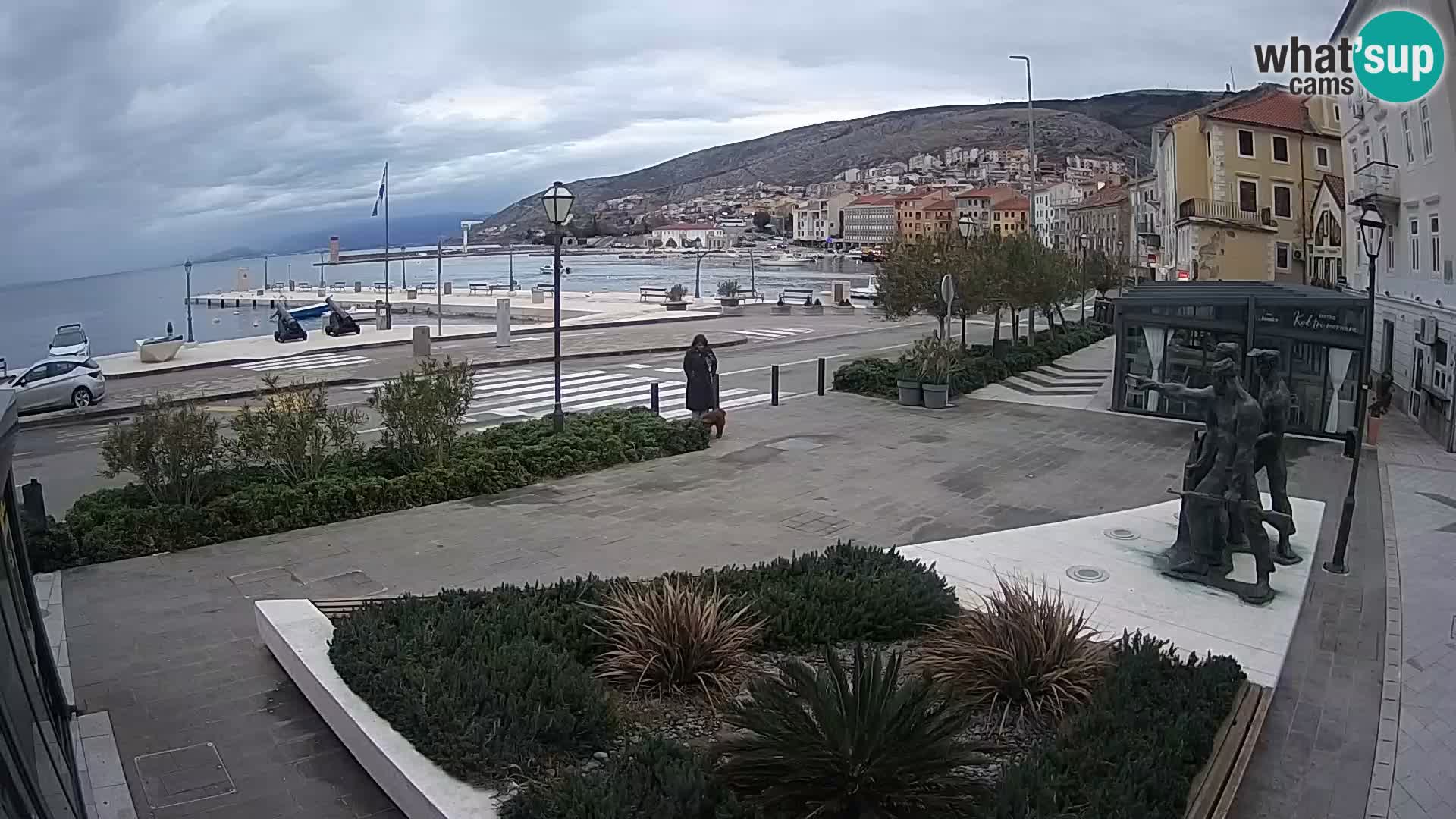 Live-Webcam Senj Riva – direkt am Meer – Kroatien