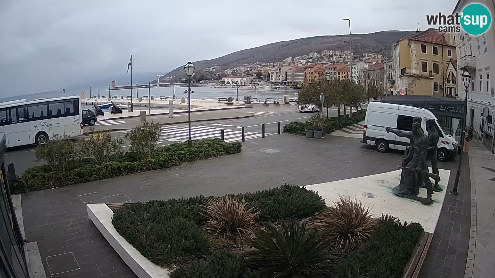 Live-Webcam Senj Riva – direkt am Meer – Kroatien