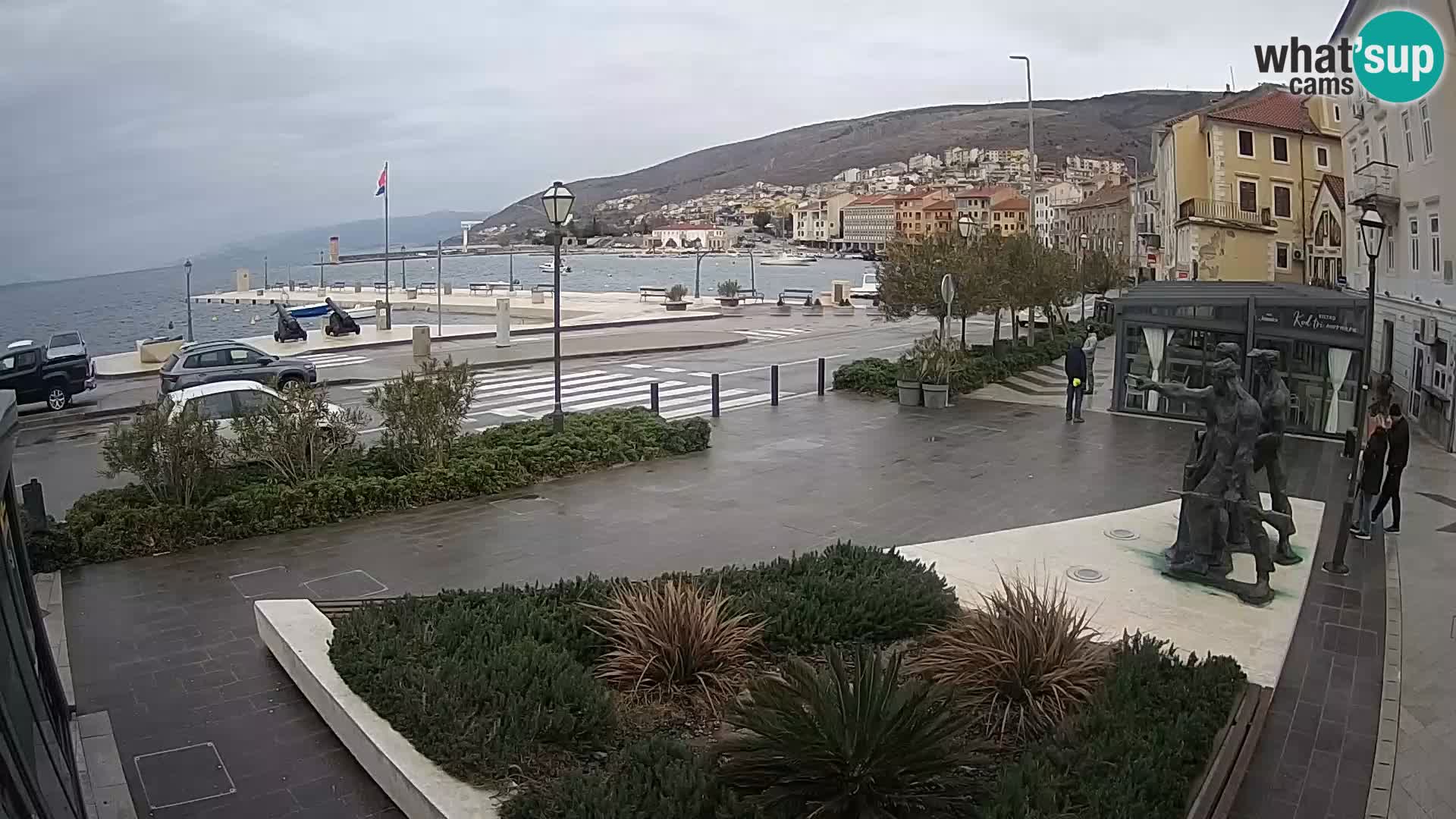 Live webcam Senj riva – seafront – Croatia