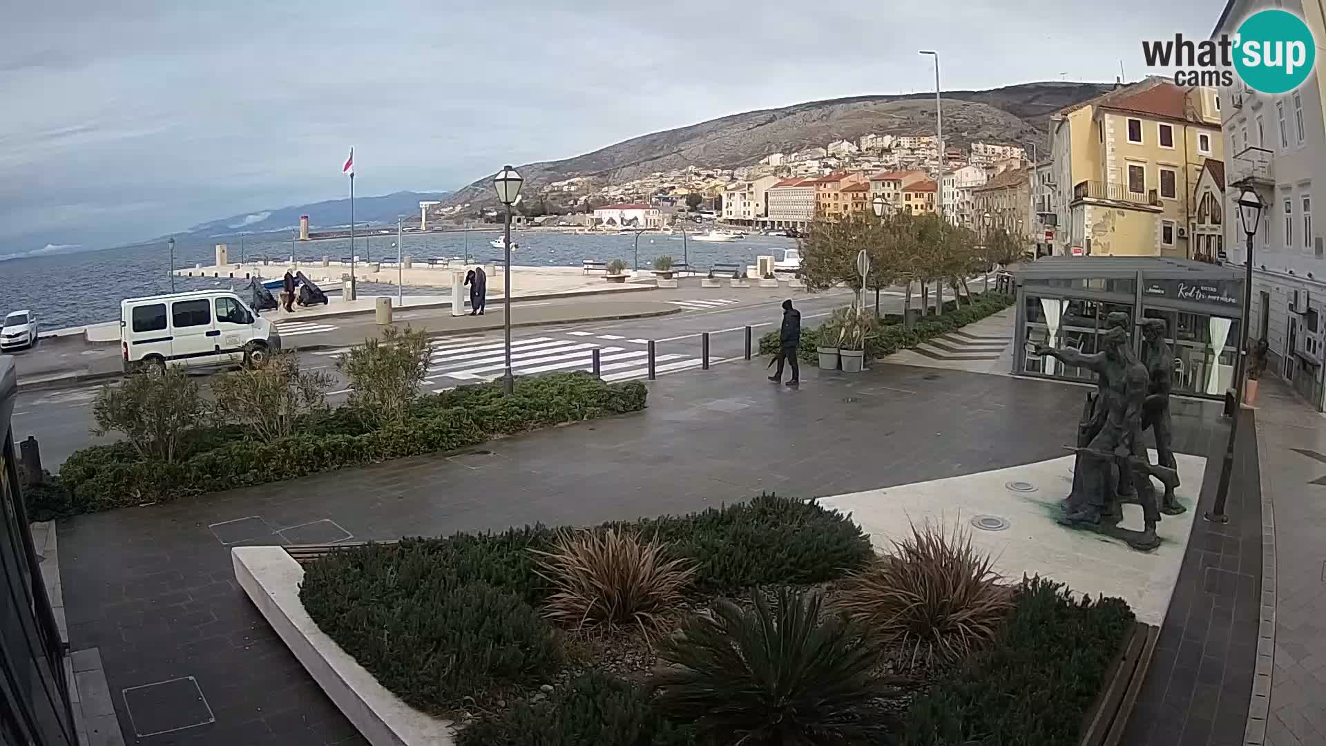 Live webcam Senj riva – fronte mare