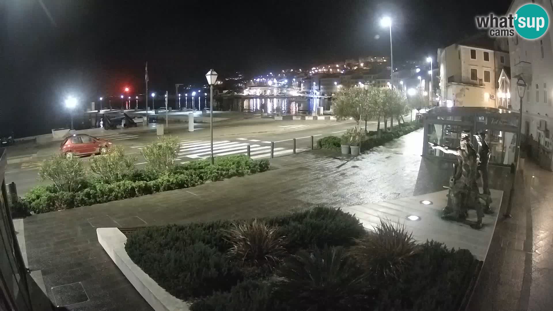 Live webcam Senj riva – fronte mare