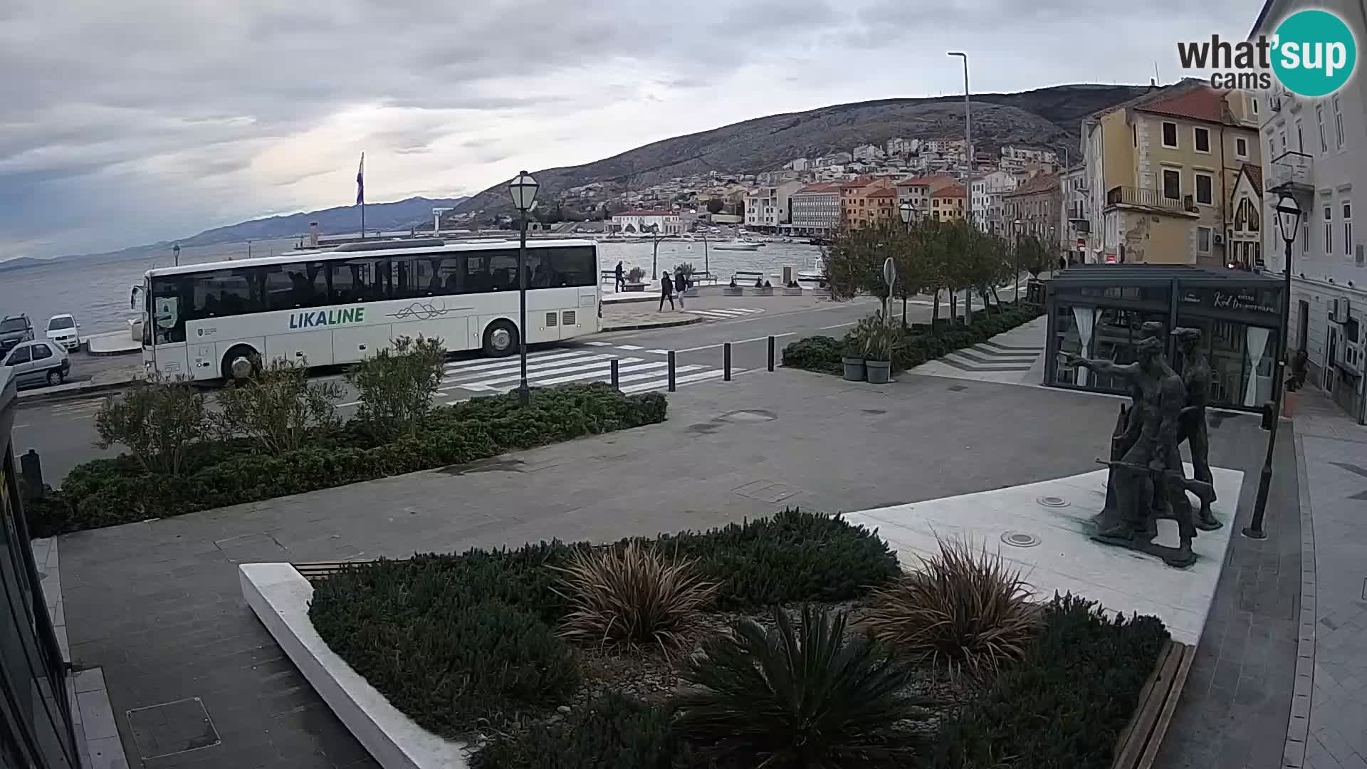 Live webcam Senj riva – seafront – Croatia