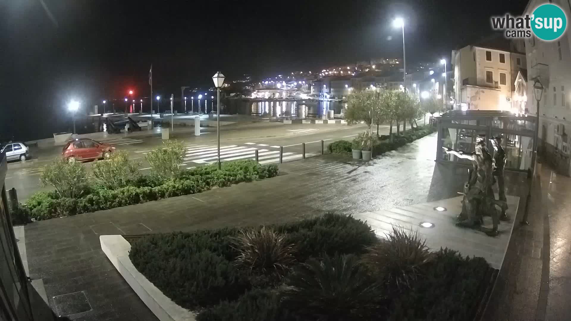 Live webcam Senj riva – fronte mare