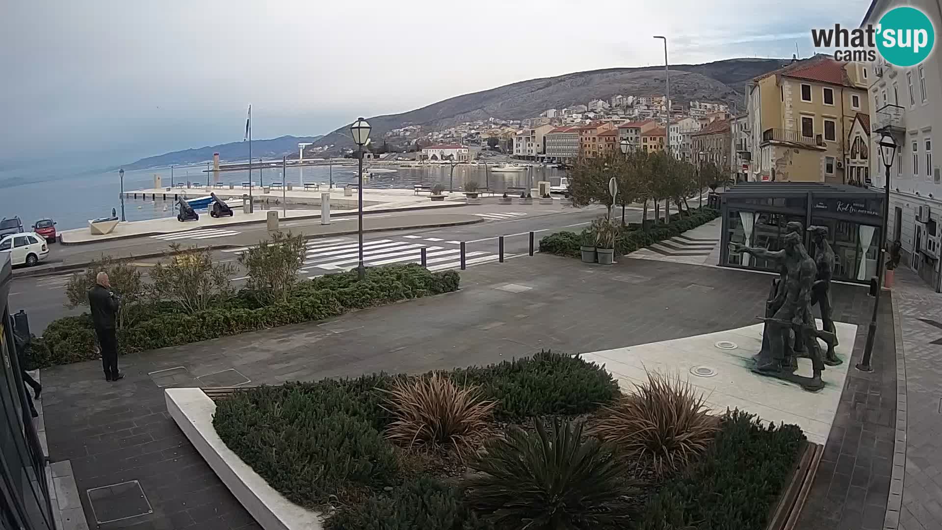 Live webcam Senj riva – fronte mare