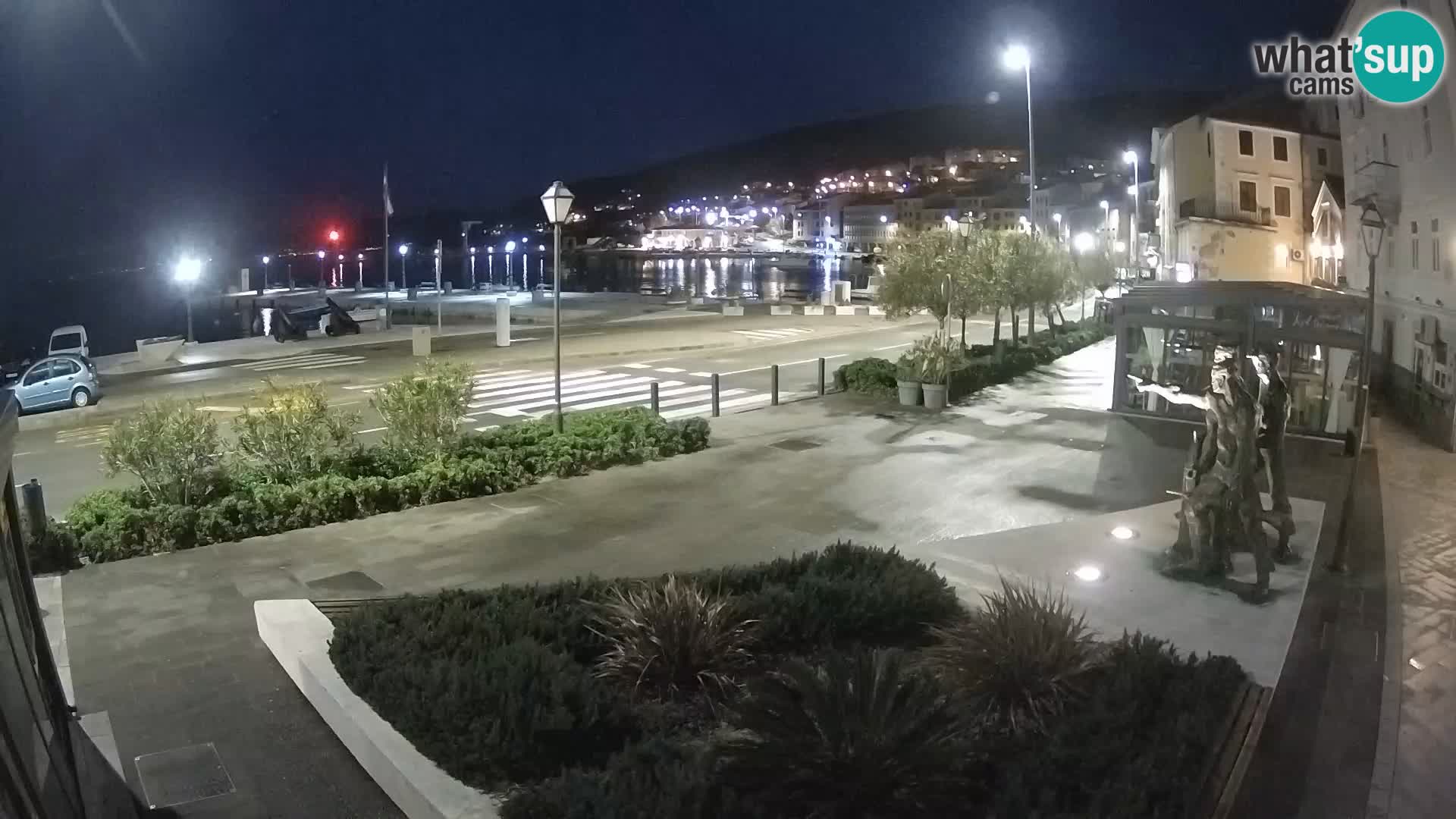 Live webcam Senj riva – fronte mare