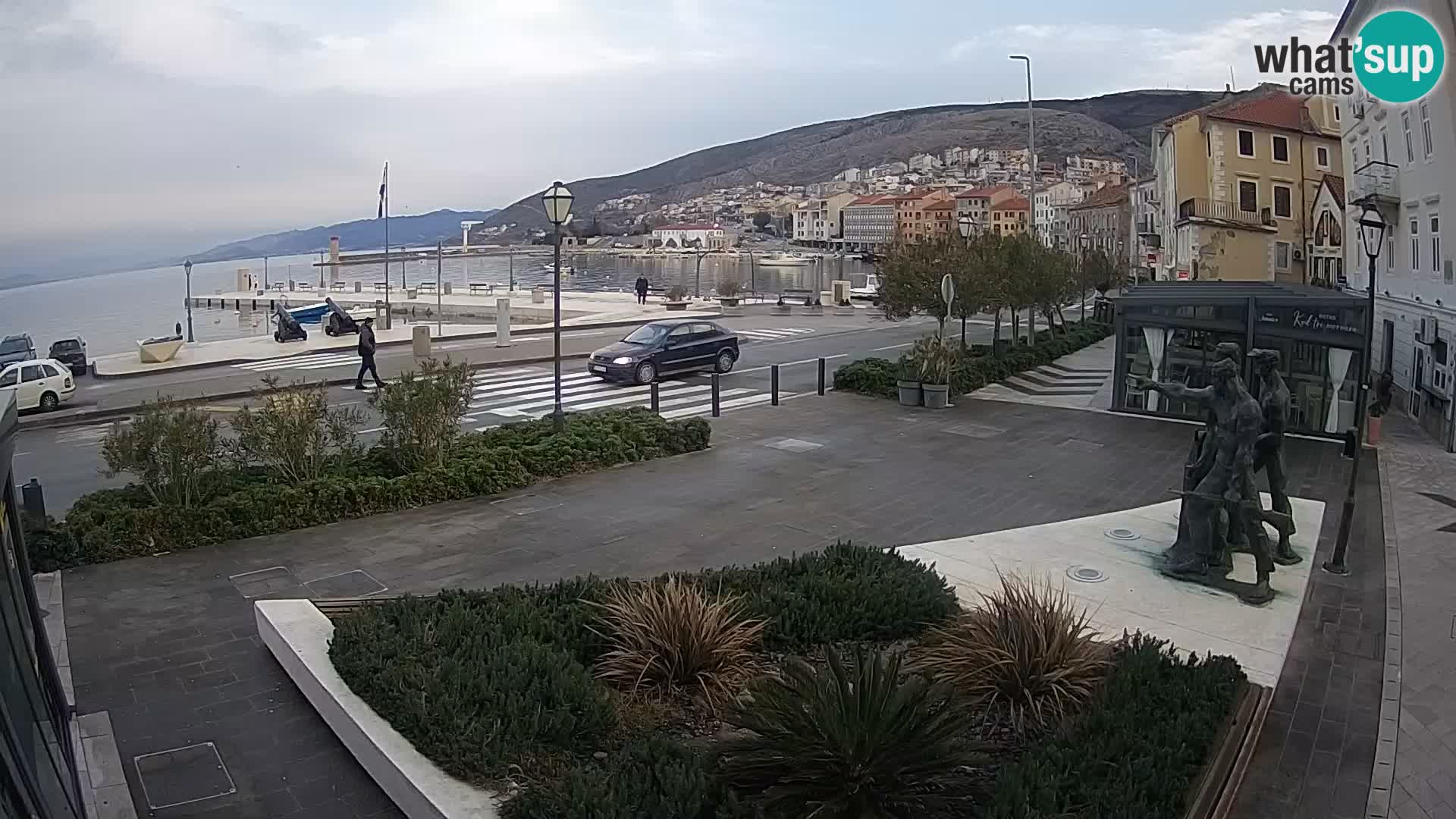 Live webcam Senj riva – fronte mare