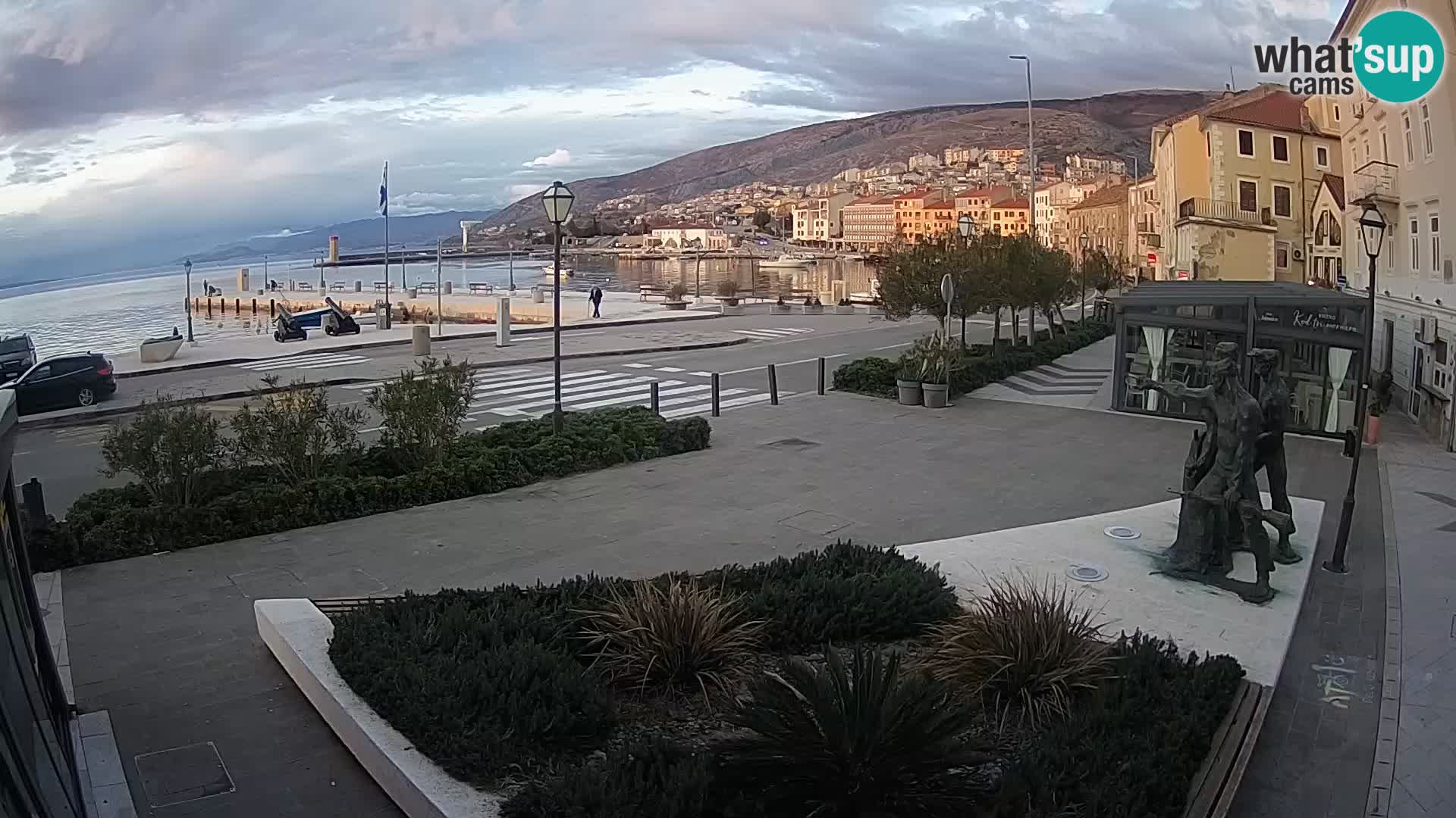 Live webcam Senj riva – fronte mare