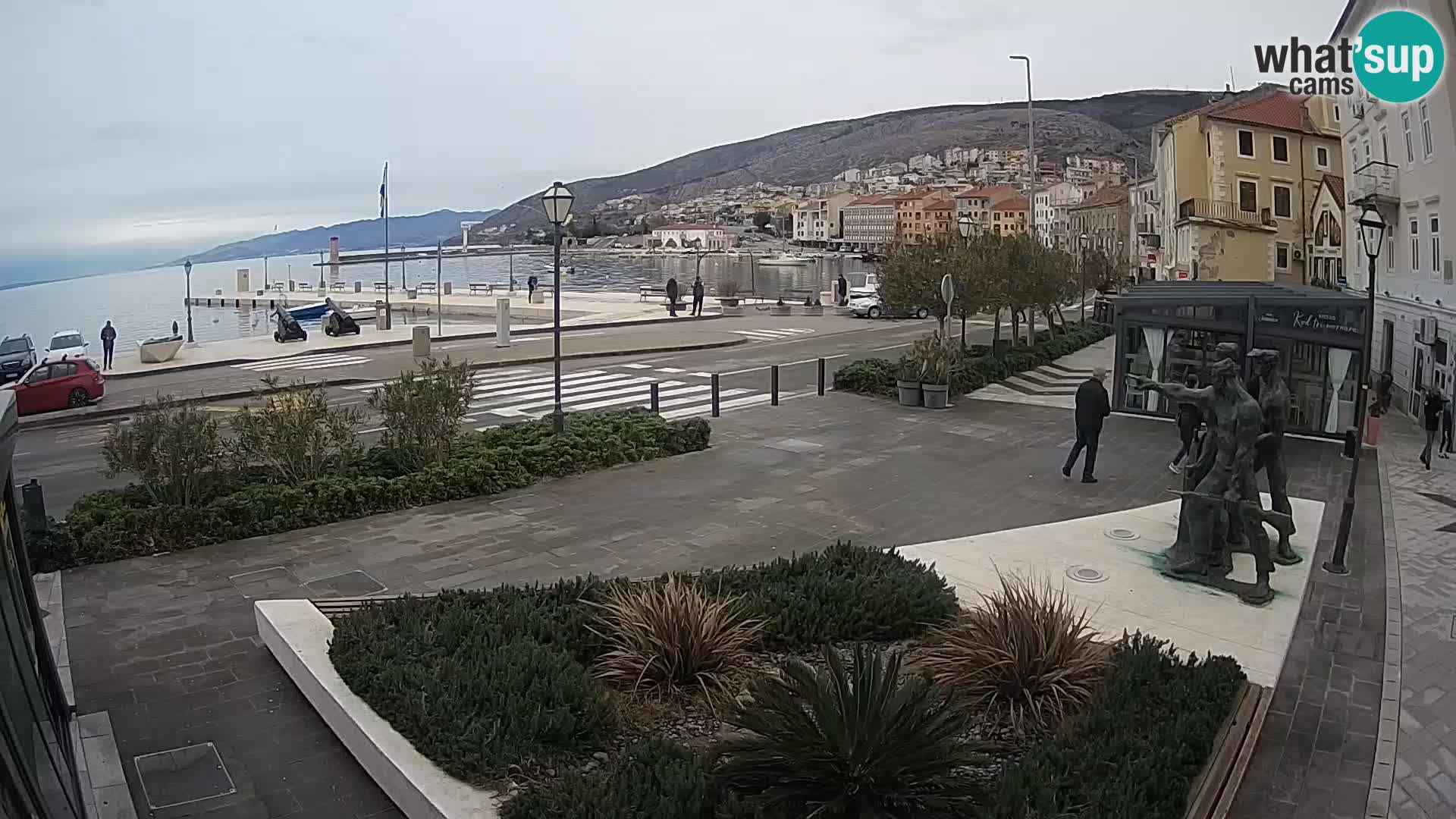 Live-Webcam Senj Riva – direkt am Meer – Kroatien