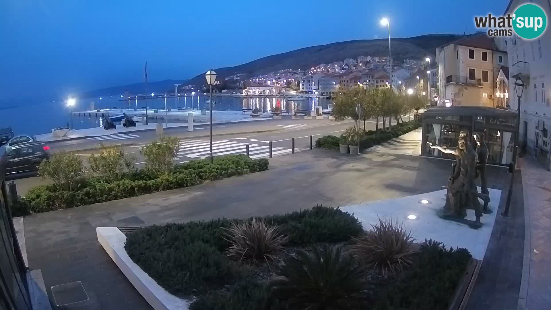 Spletna kamera v živo Senj riva – Hrvaška