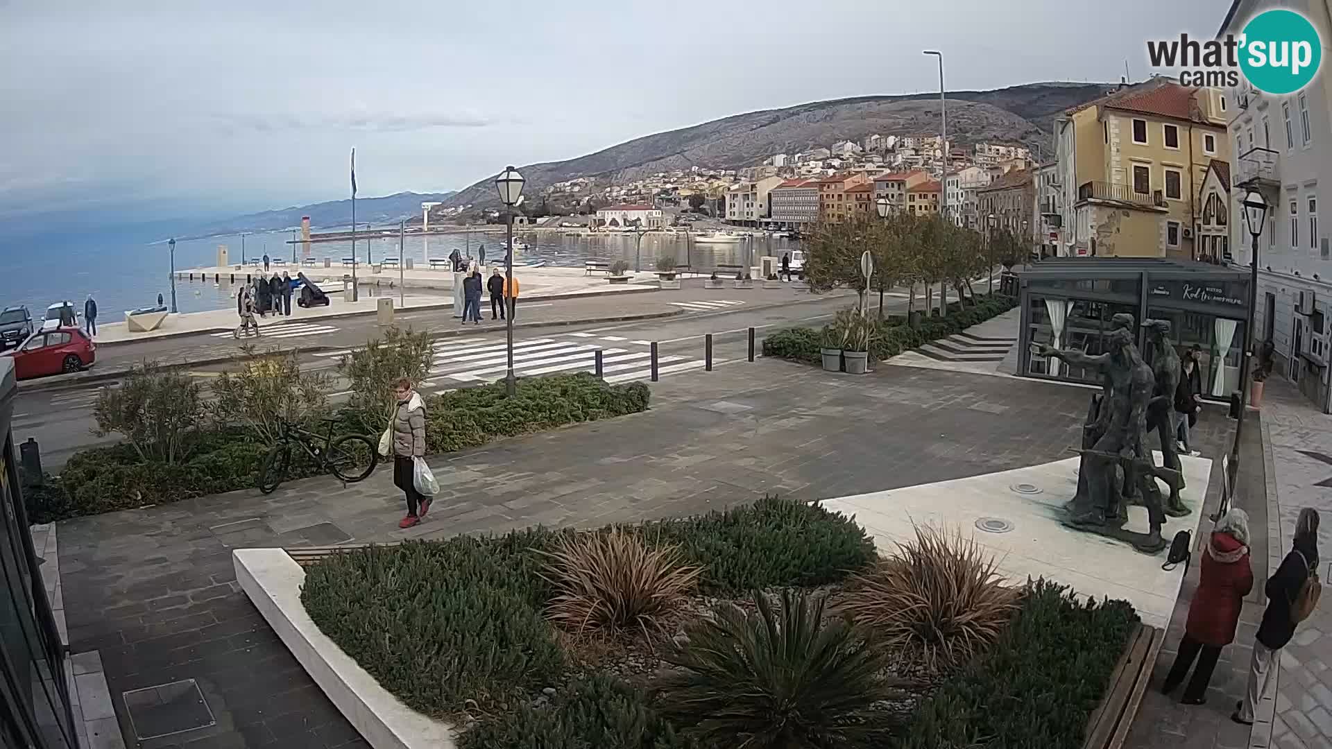 Webcam en vivo Senj riva – paseo marítimo