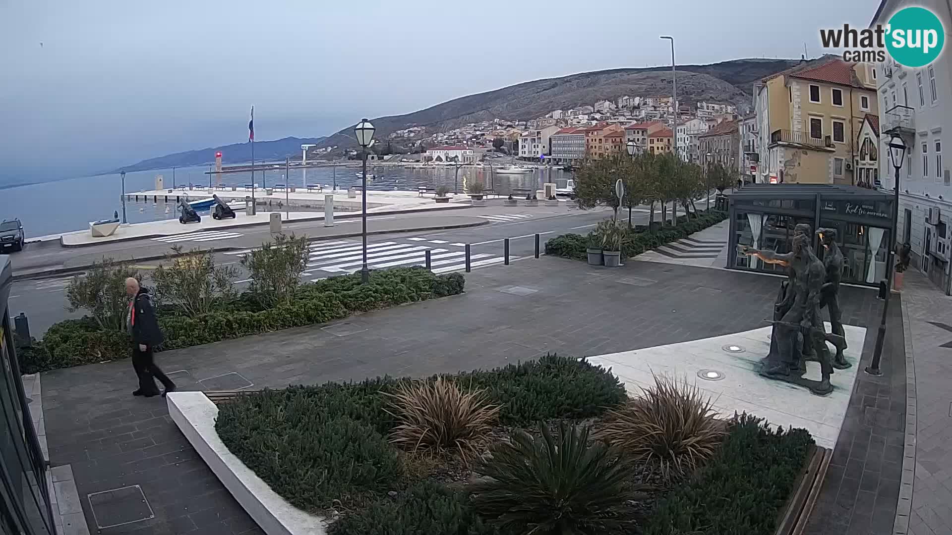Live-Webcam Senj Riva – direkt am Meer – Kroatien