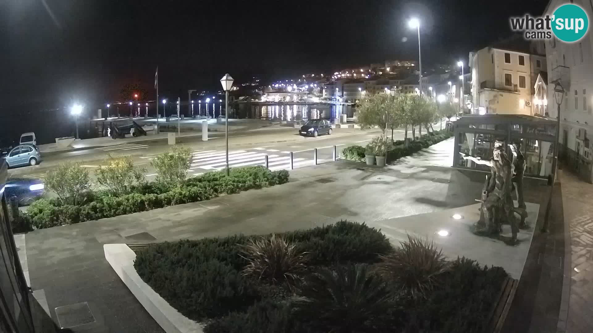 Live-Webcam Senj Riva – direkt am Meer – Kroatien