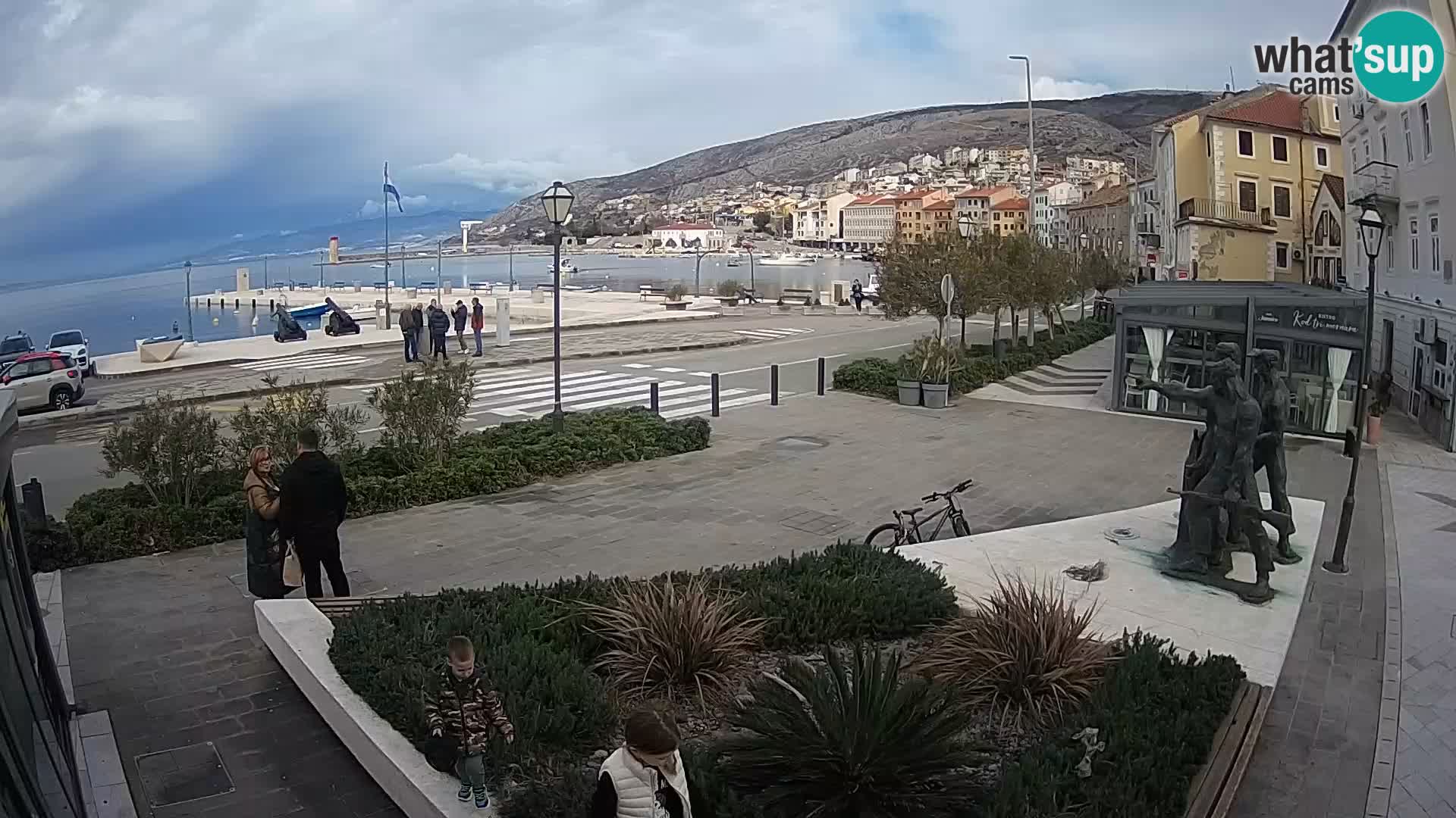 Live webcam Senj riva – seafront – Croatia