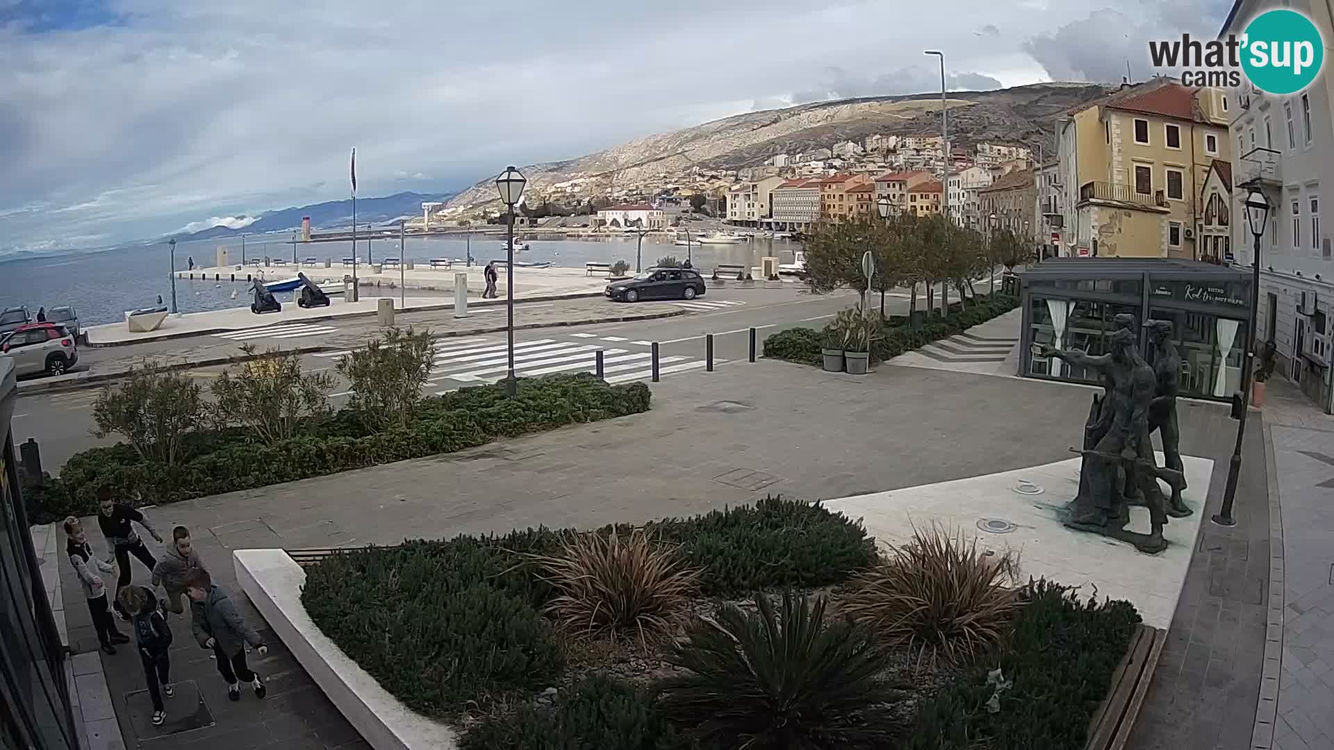Live-Webcam Senj Riva – direkt am Meer – Kroatien