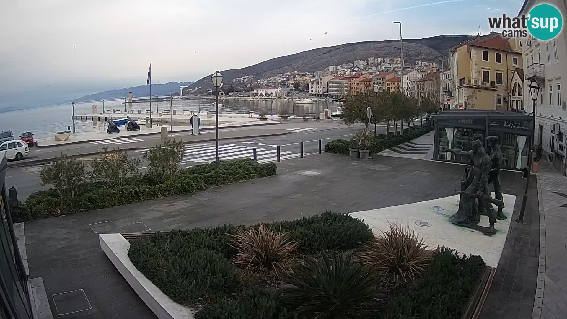 Live webcam Senj riva – fronte mare