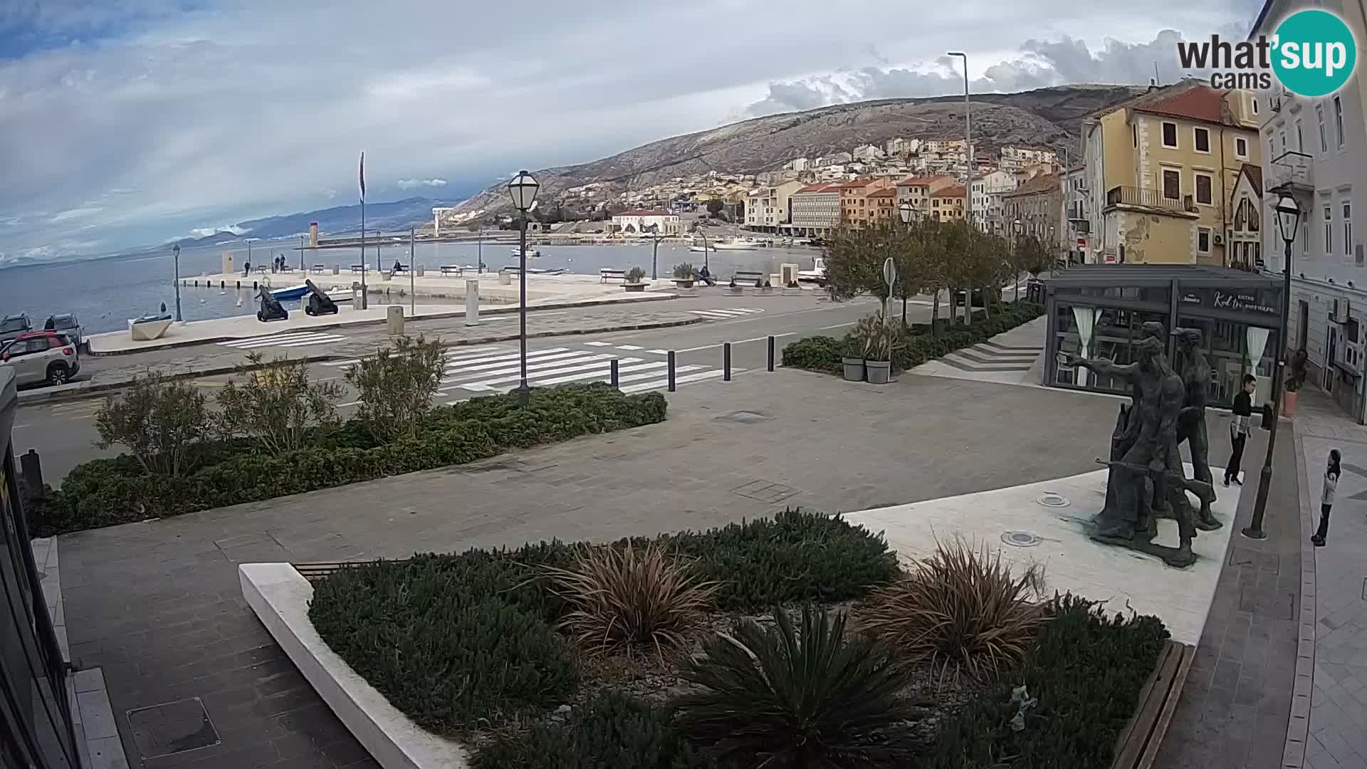 Live webcam Senj riva – fronte mare