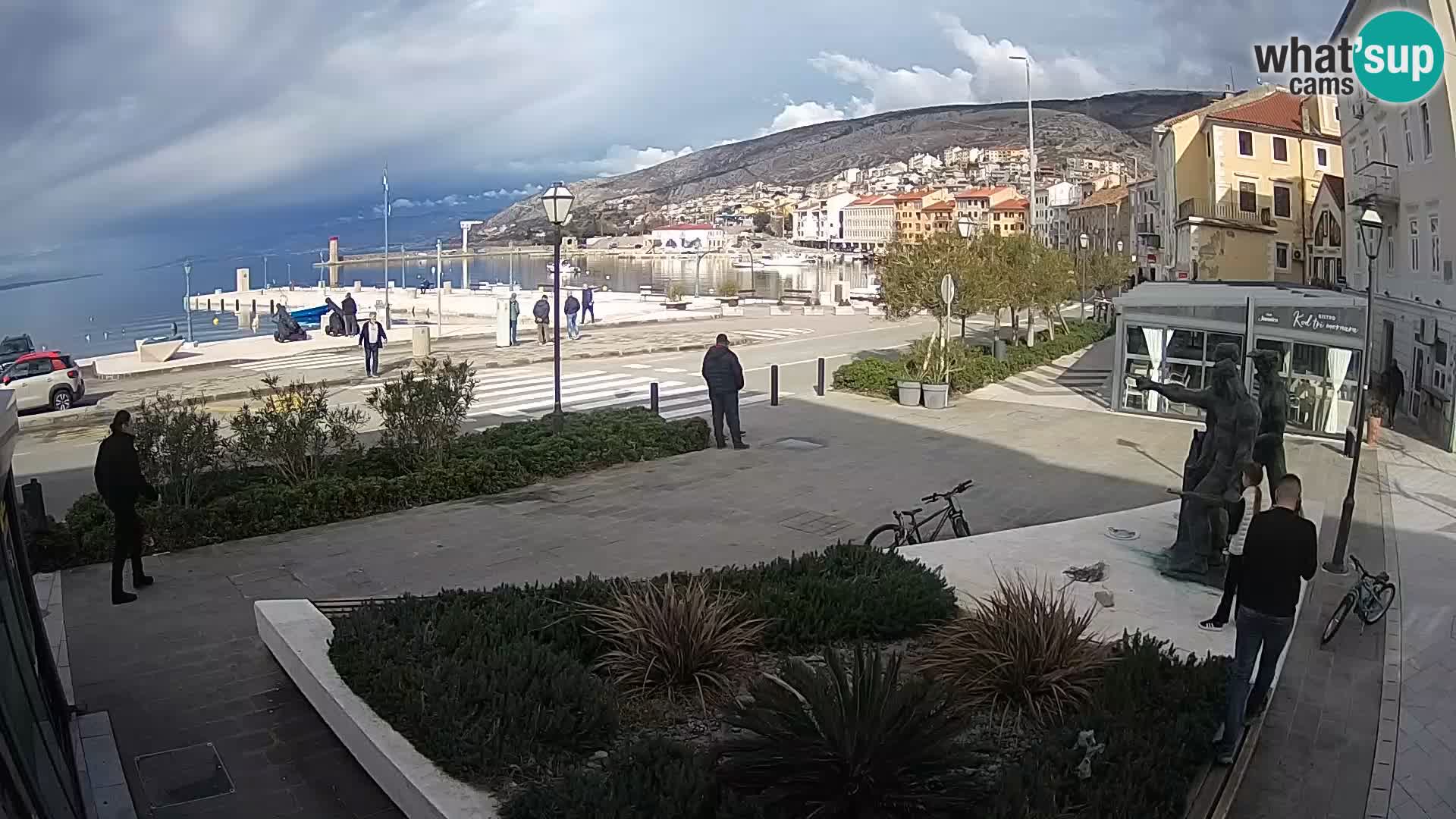 Live webcam Senj riva – seafront – Croatia