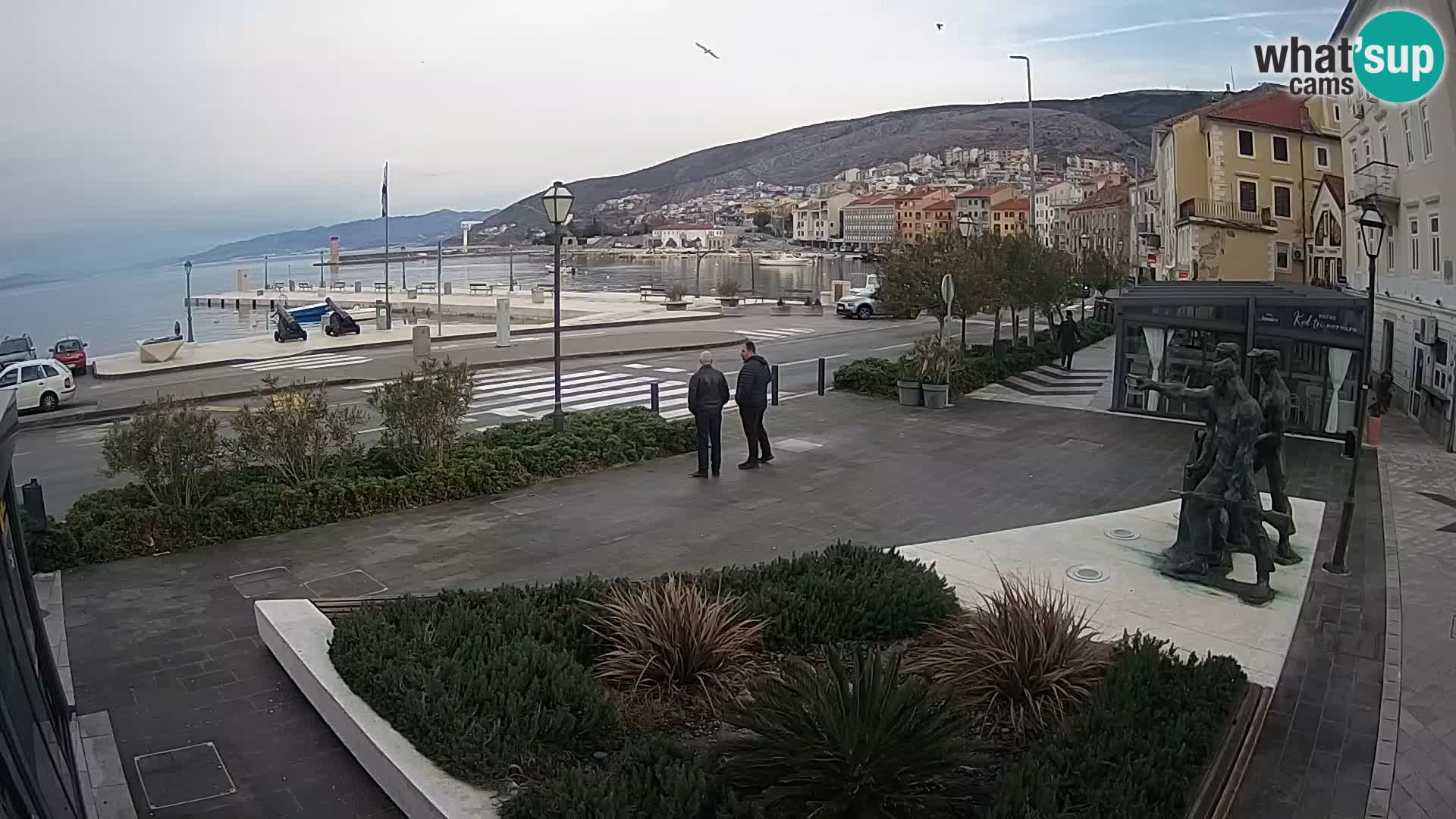 Live-Webcam Senj Riva – direkt am Meer – Kroatien