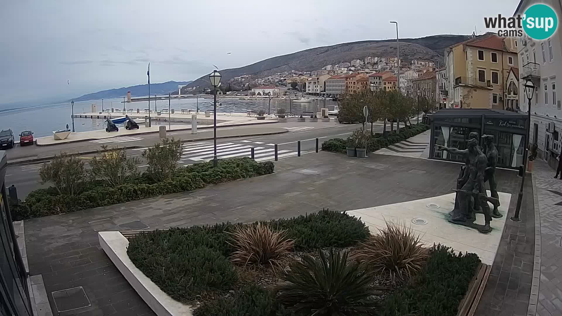 Live webcam Senj riva – fronte mare