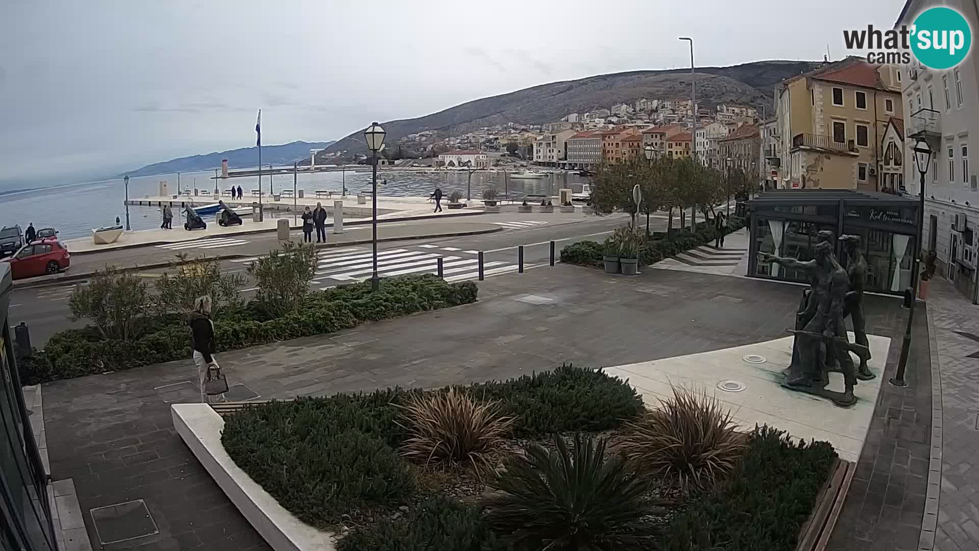 Webcam en vivo Senj riva – paseo marítimo