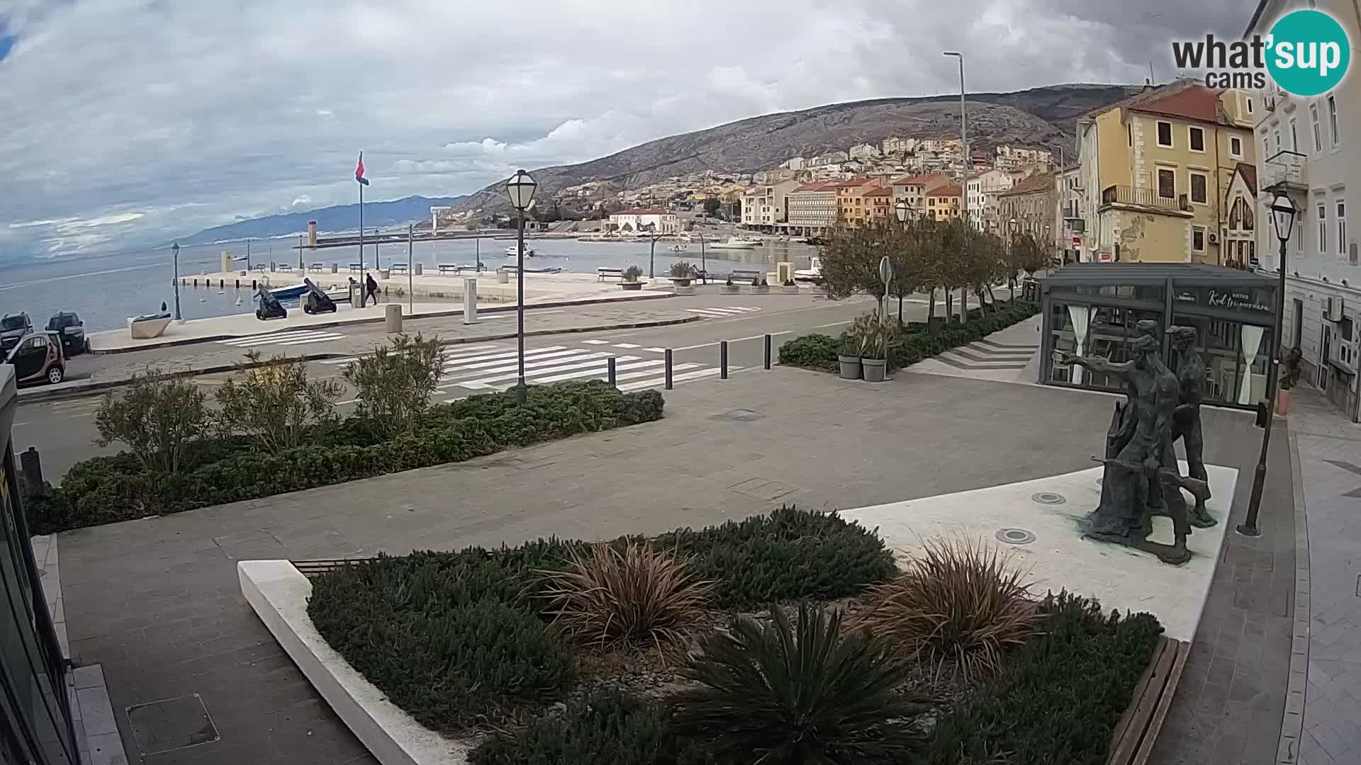 Live webcam Senj riva – fronte mare