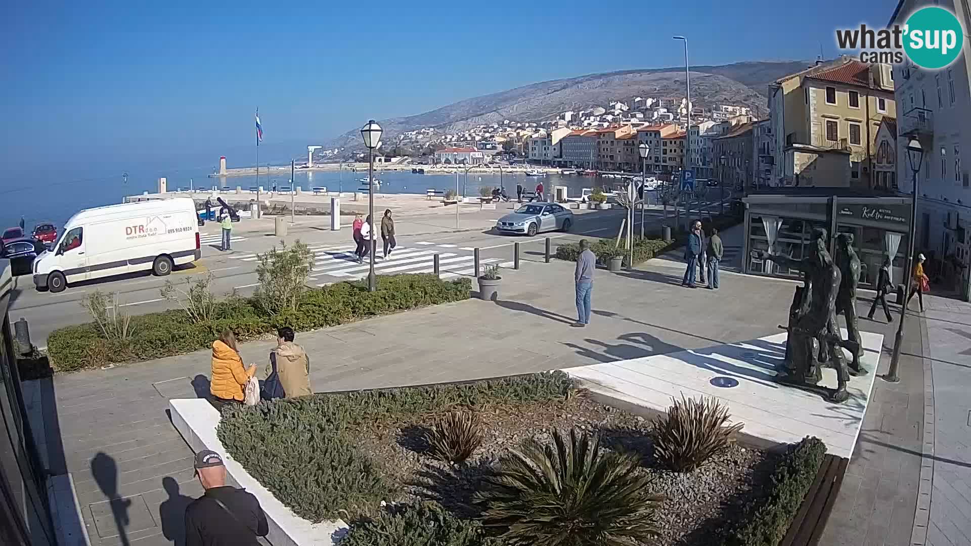 Live webcam Senj riva – seafront – Croatia