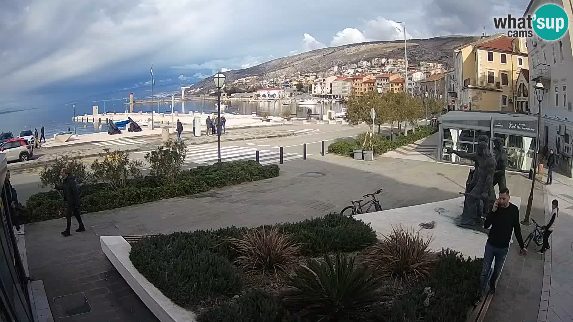 Spletna kamera v živo Senj riva – Hrvaška