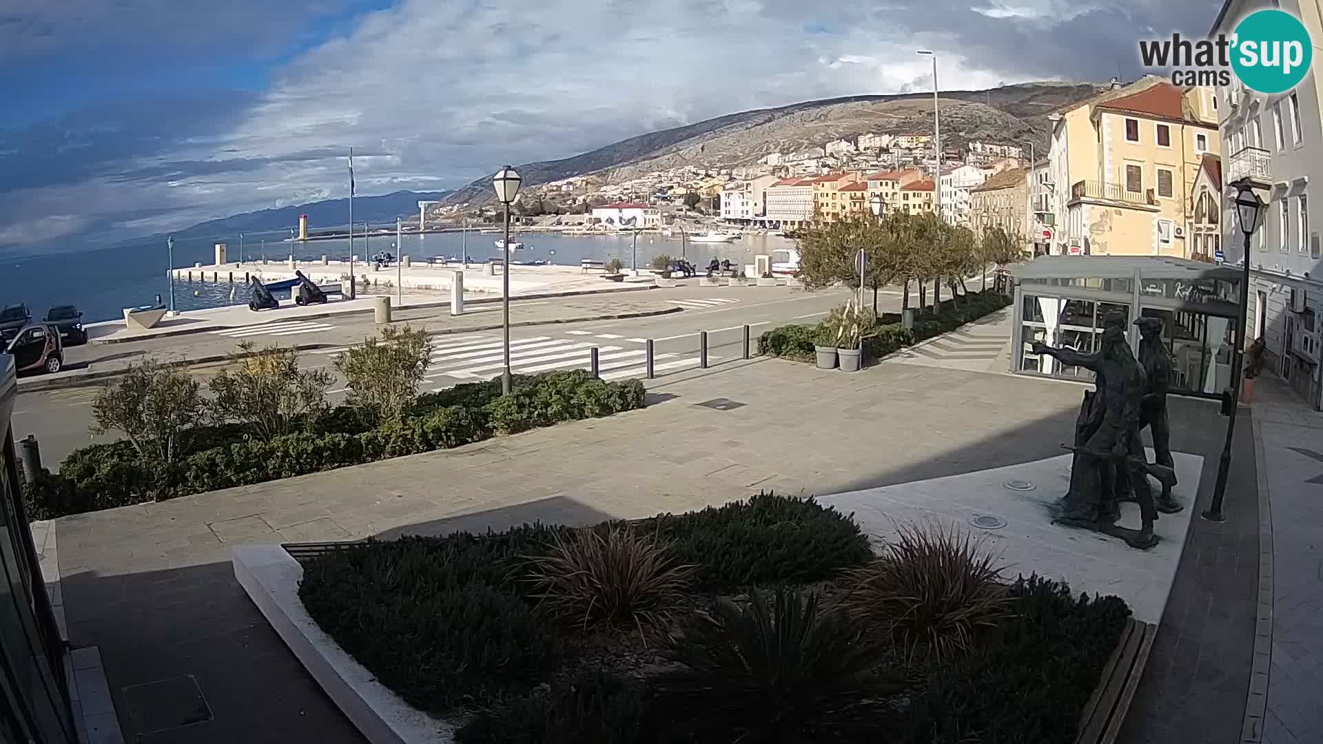 Live webcam Senj riva – fronte mare