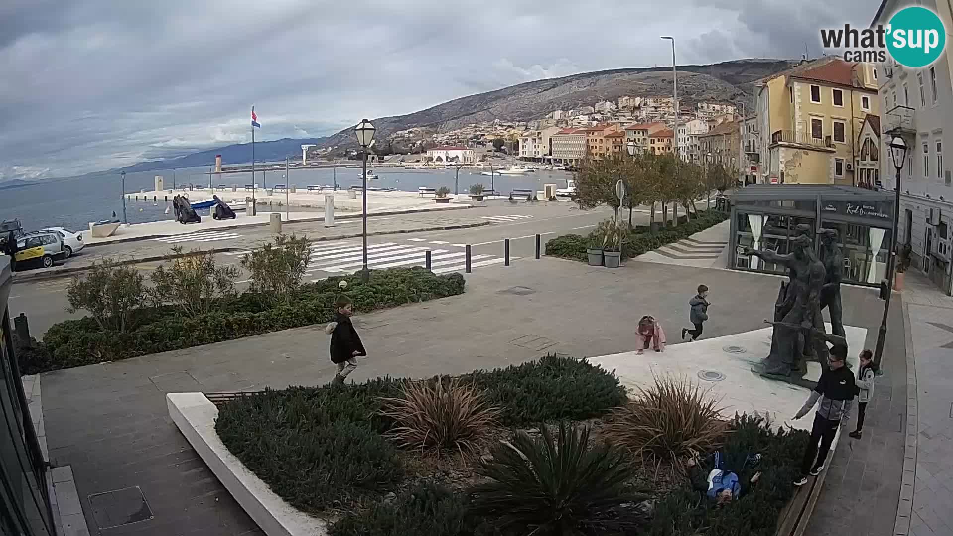 Live webcam Senj riva – fronte mare
