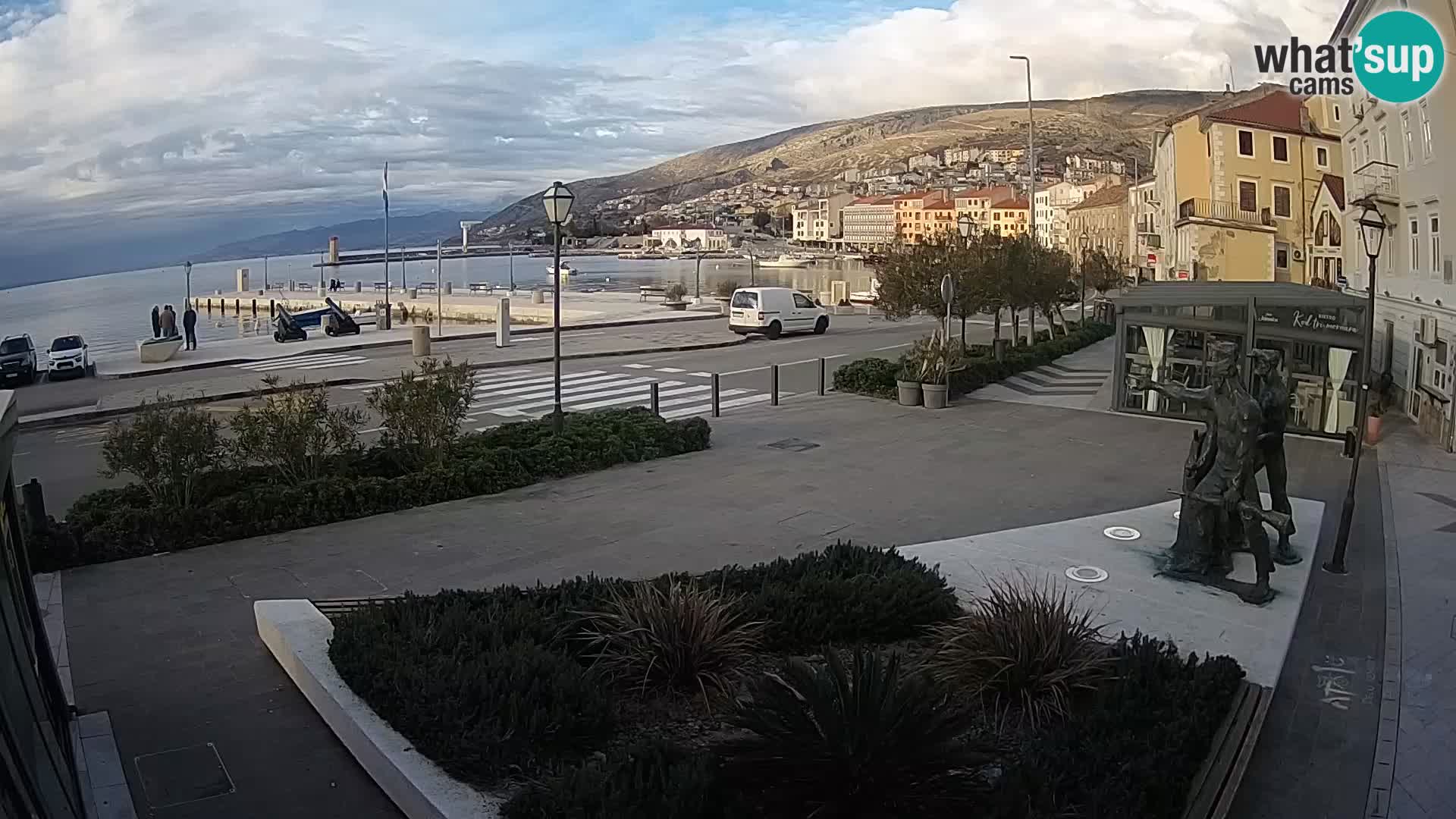 Spletna kamera v živo Senj riva – Hrvaška