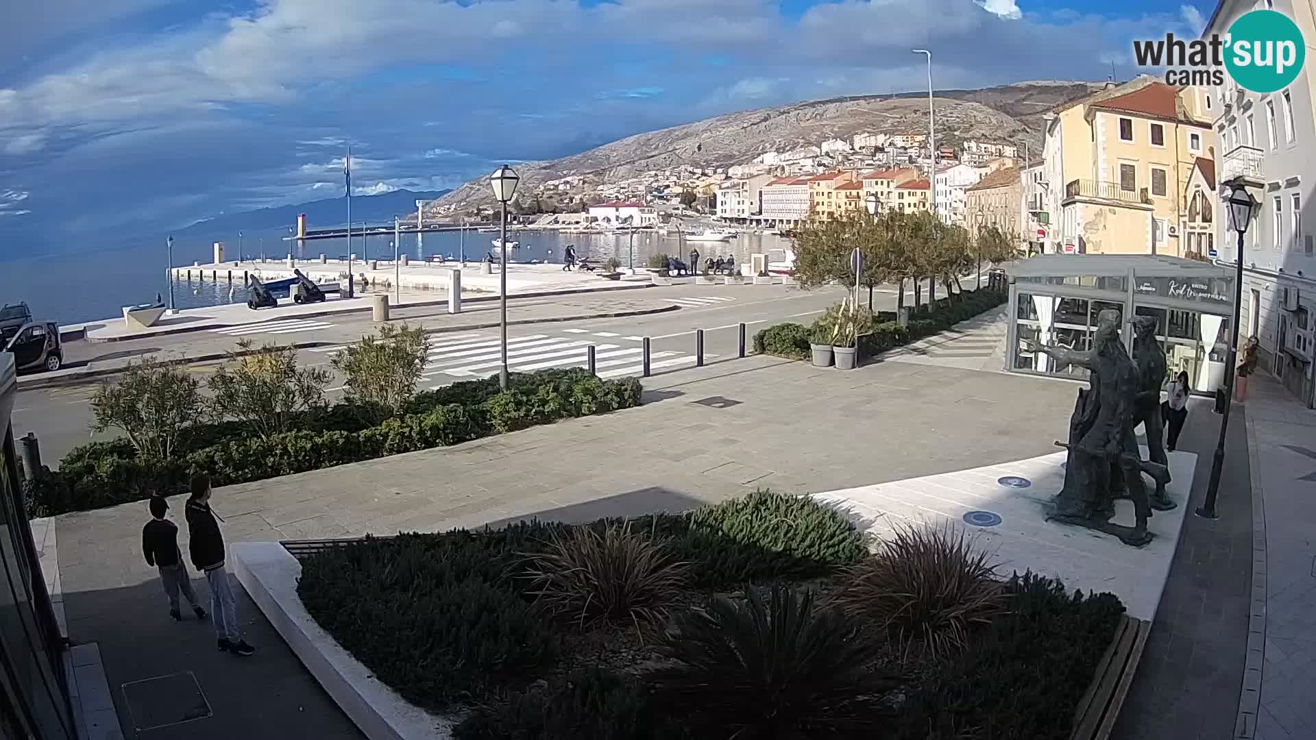 Live-Webcam Senj Riva – direkt am Meer – Kroatien