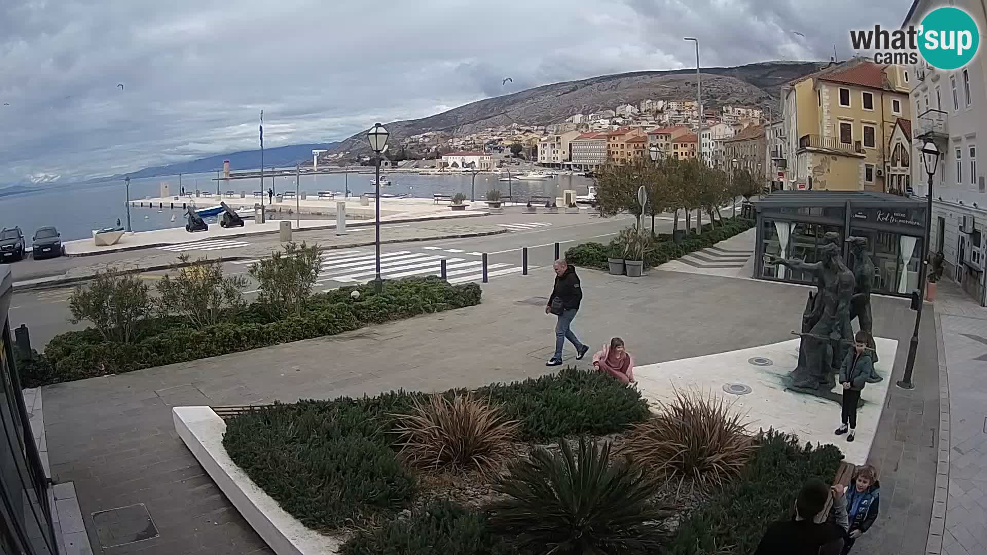 Spletna kamera v živo Senj riva – Hrvaška