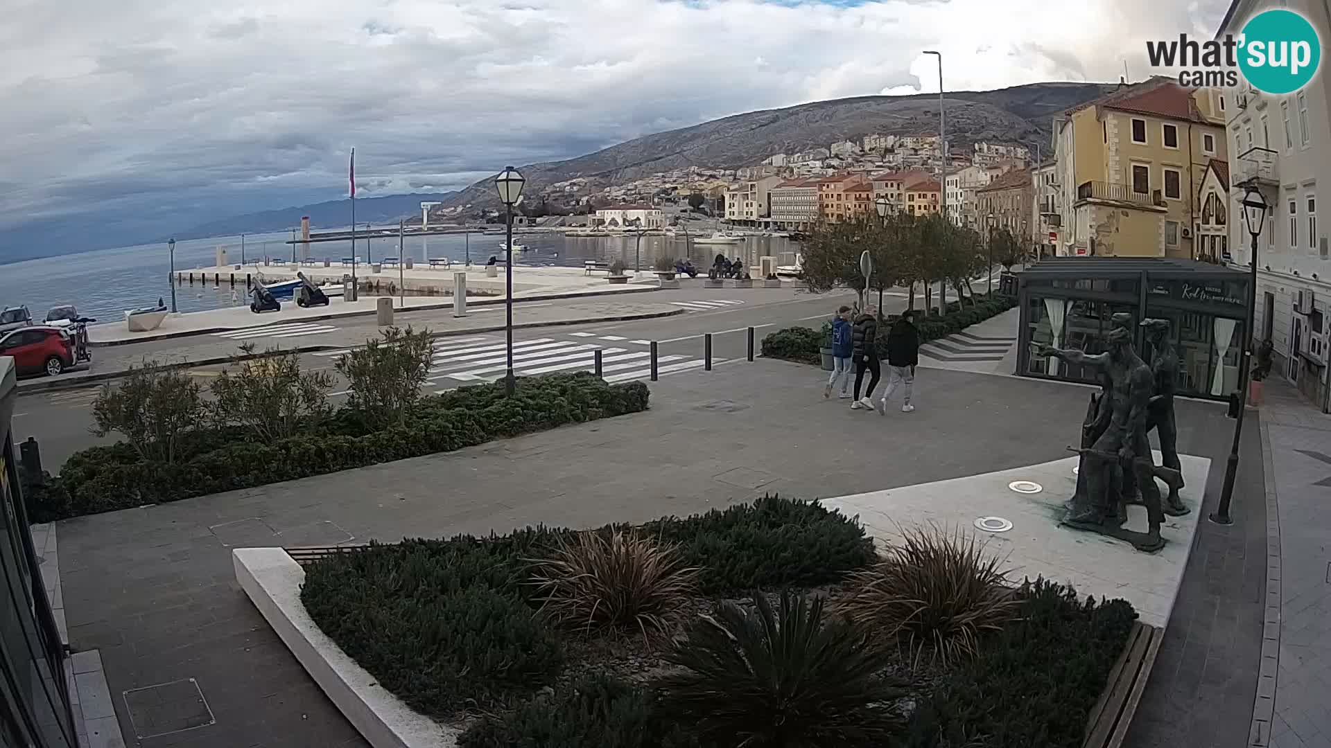 Webcam en vivo Senj riva – paseo marítimo