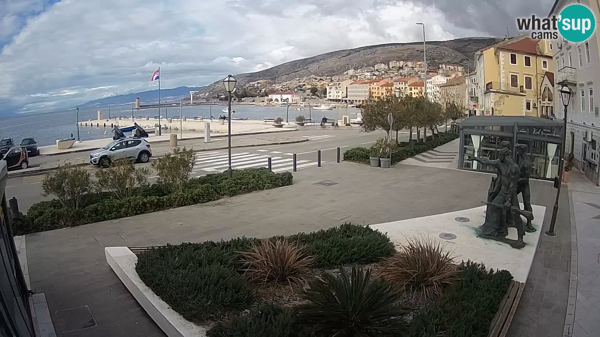 Webcam en vivo Senj riva – paseo marítimo