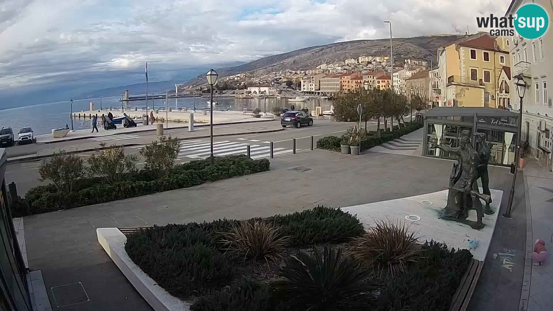 Live webcam Senj riva – seafront – Croatia
