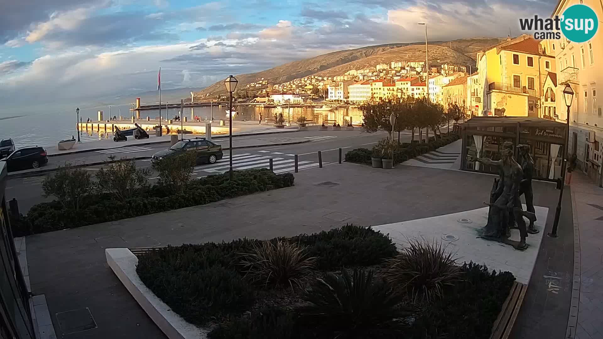 Live webcam Senj riva – fronte mare