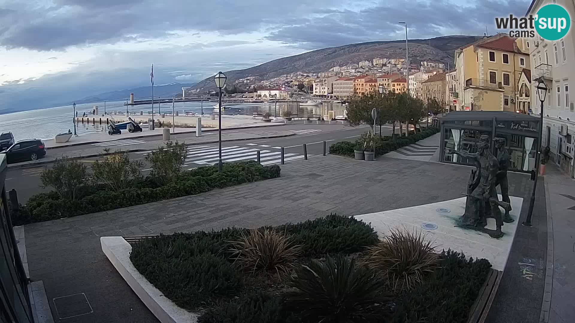 Live webcam Senj riva – fronte mare