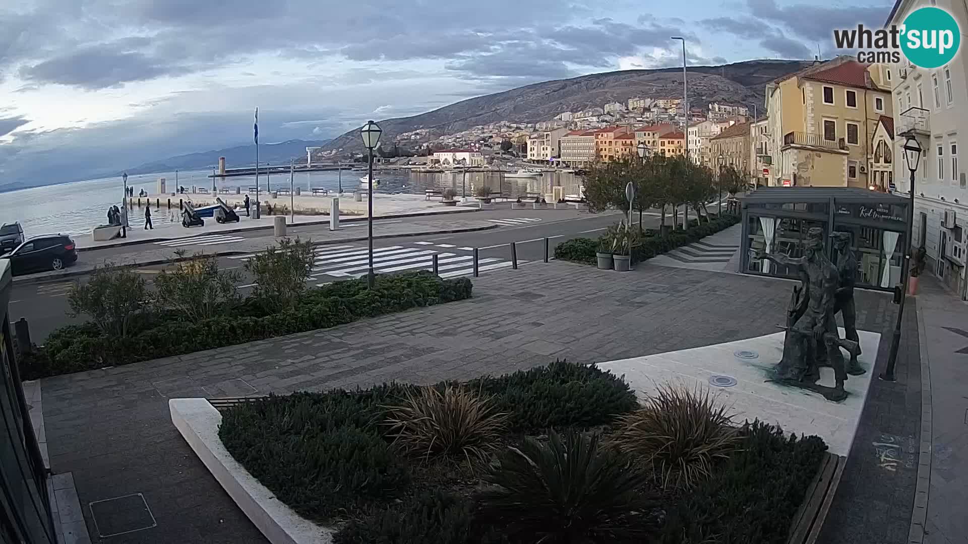 Live webcam Senj riva – fronte mare